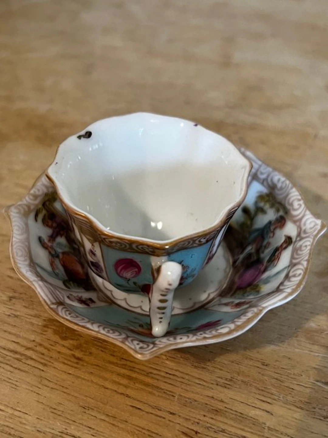 Cup and saucer (2) - Porcelain