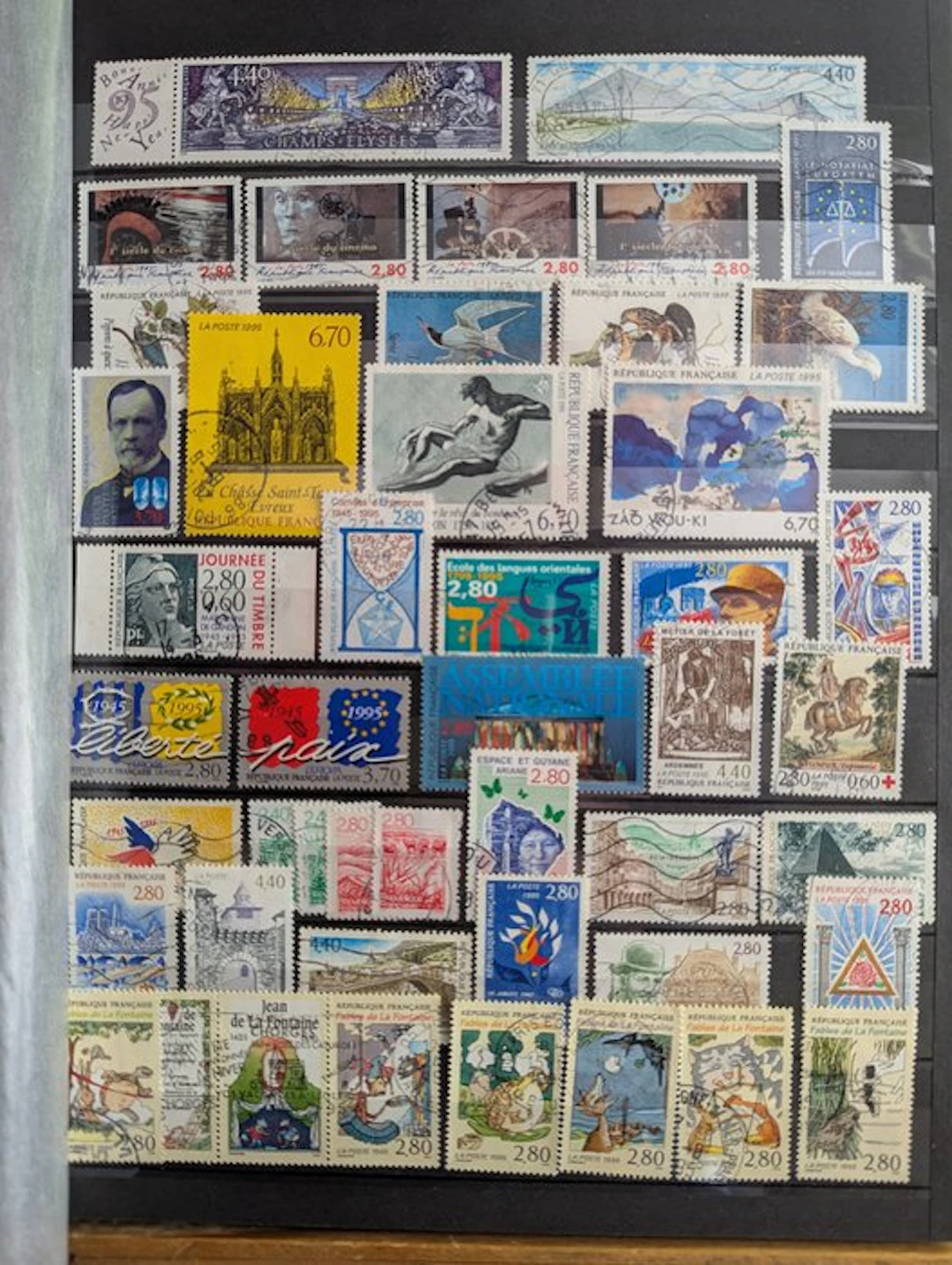 France 1995/2002 - Collection of eight nearly complete years - Souvent doublées