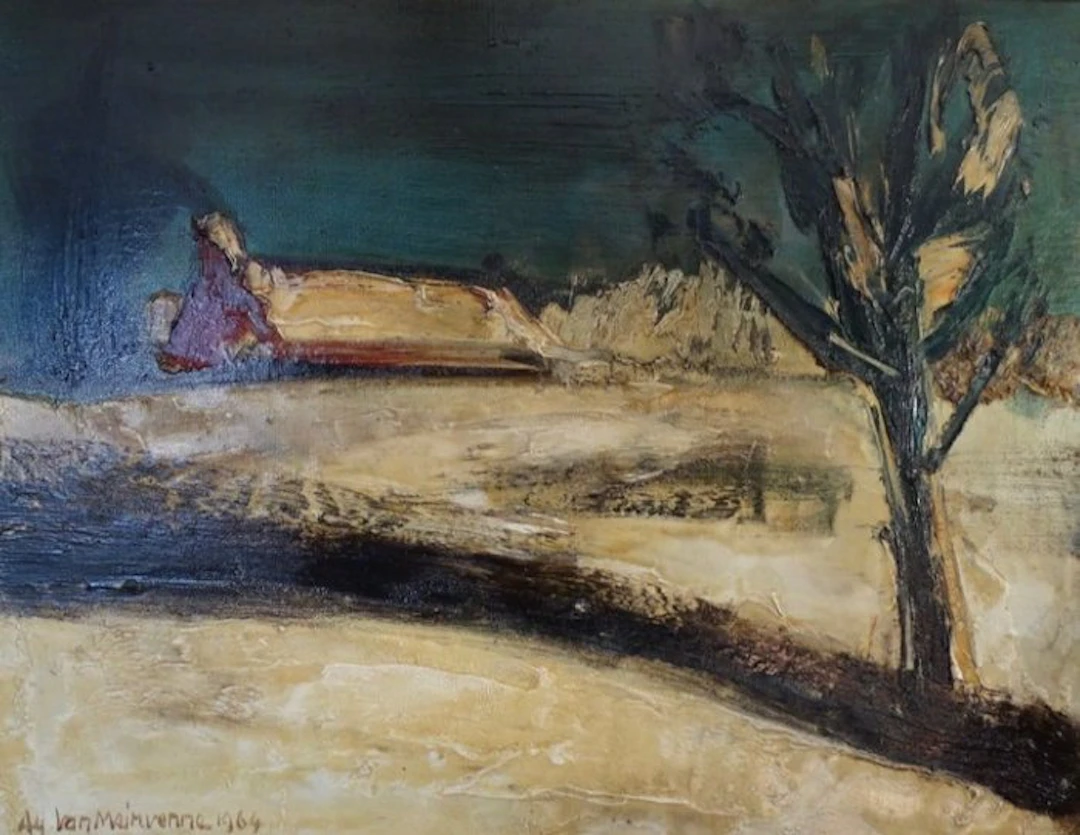 Alfons Van Meirvenne (1932-2025) - Sneeuwlandschap
