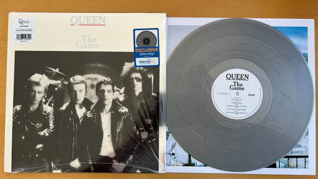 Queen - The Game [coloured silver Vinyl pressing]...