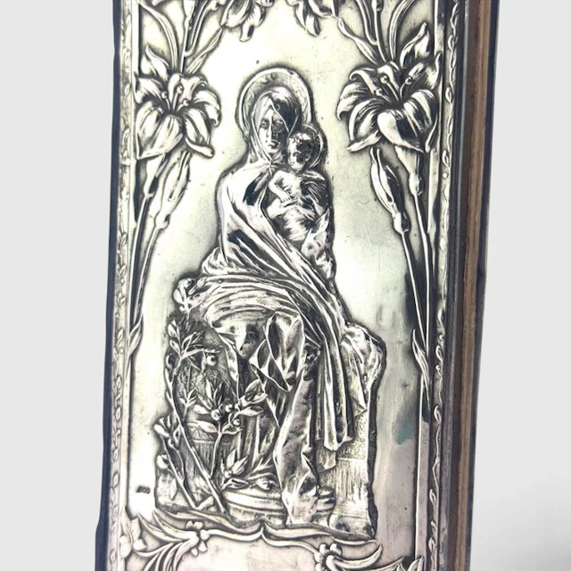 Sac. G. Borsieri - Con Dio Art Nouveau 800 silver - 1908