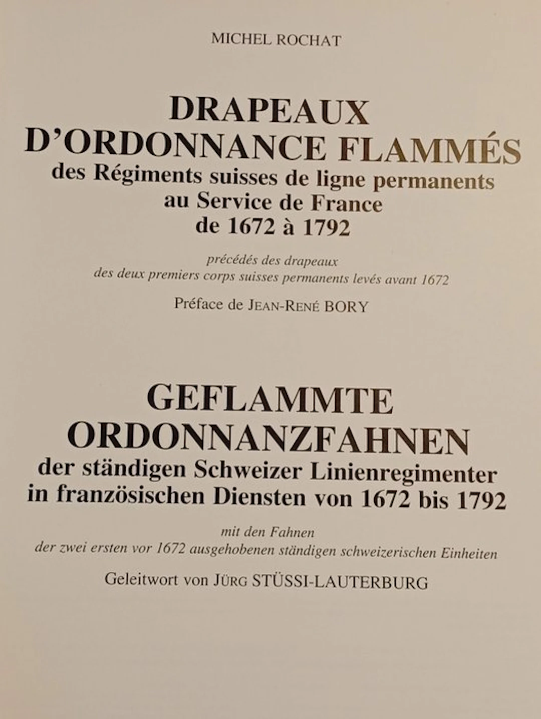- Drapeaux d'ordonnance flammés des Régiments suisses de...