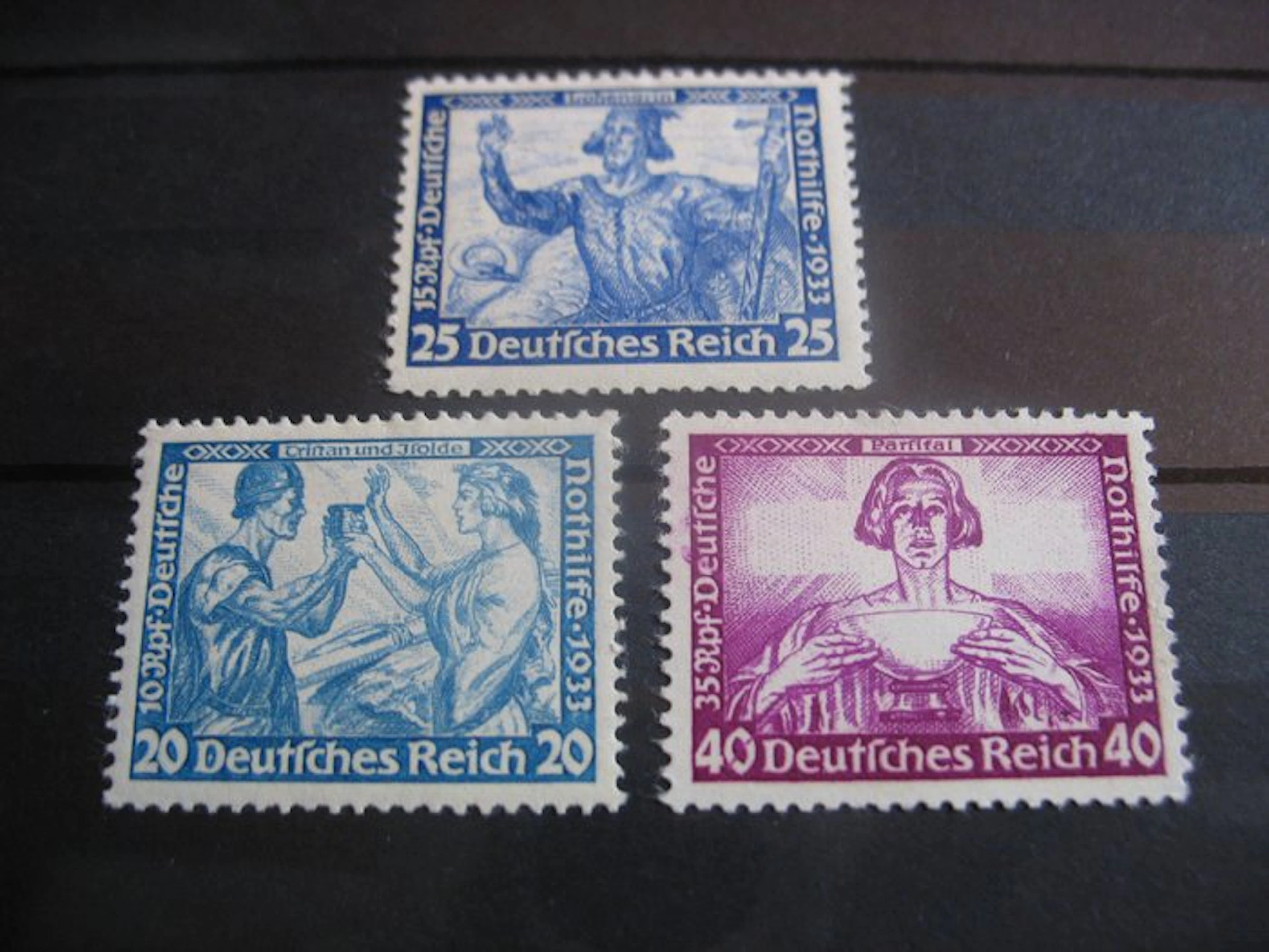 German Empire - Wagner MiNr. 505-507 *