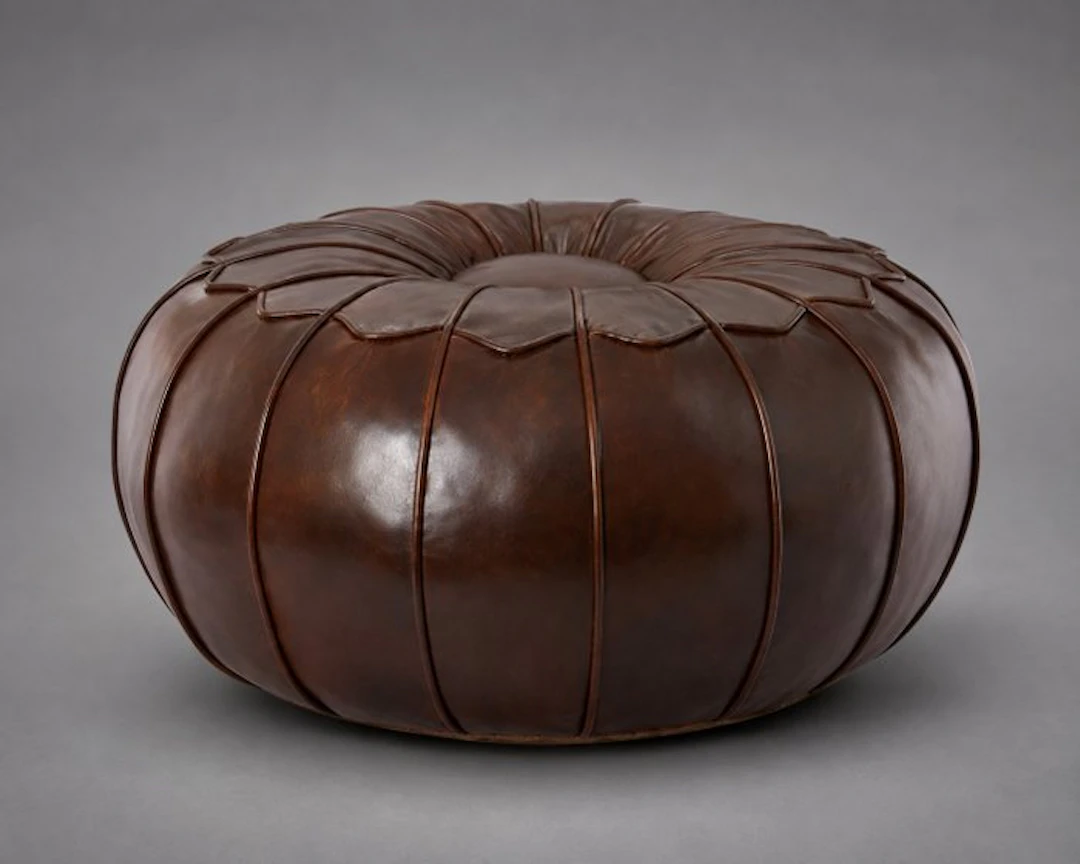 Pouffe - Leather - Exclusive Calima design