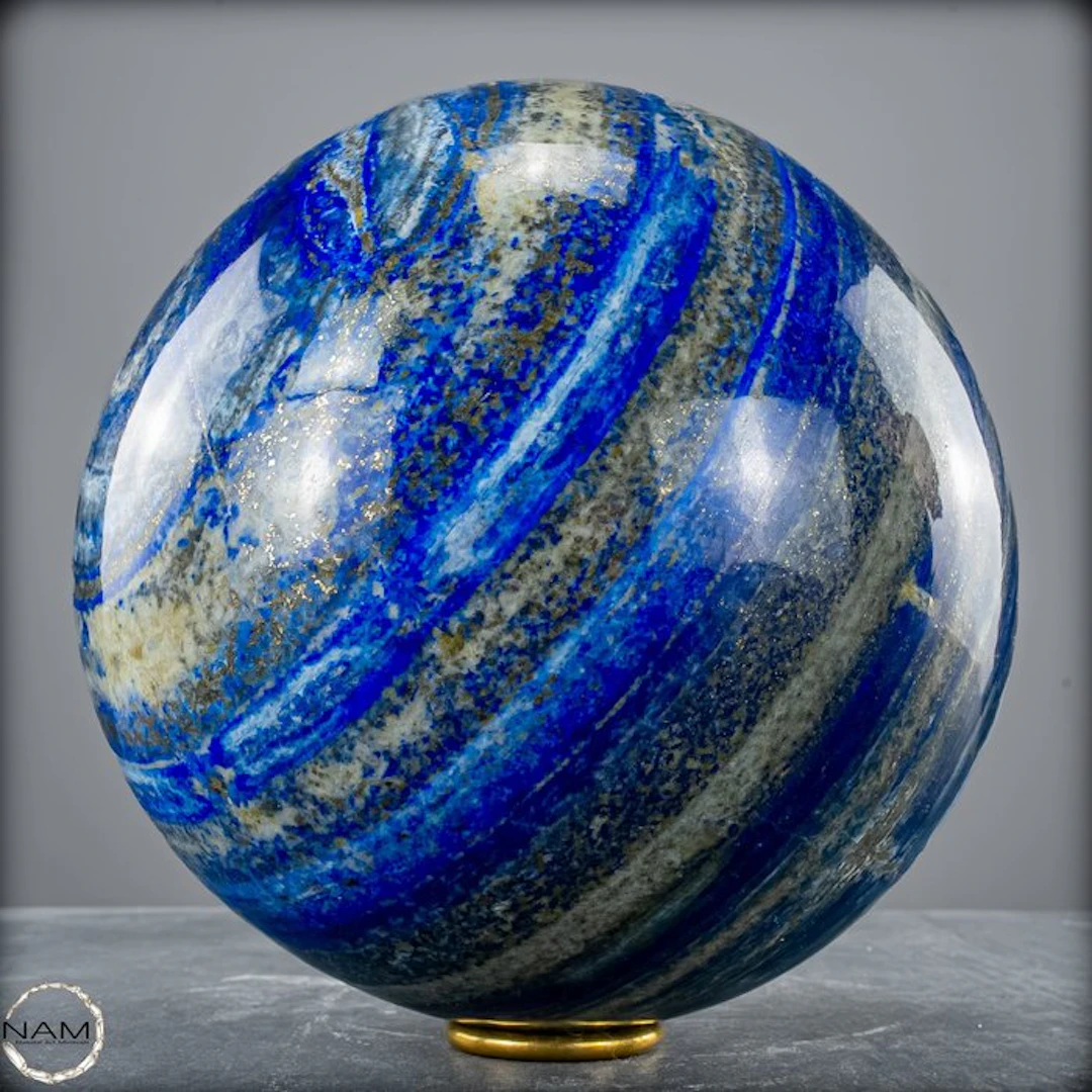 First Quality Natural Royal Blue Lapis Lazuli Sphere- 9810.56 g