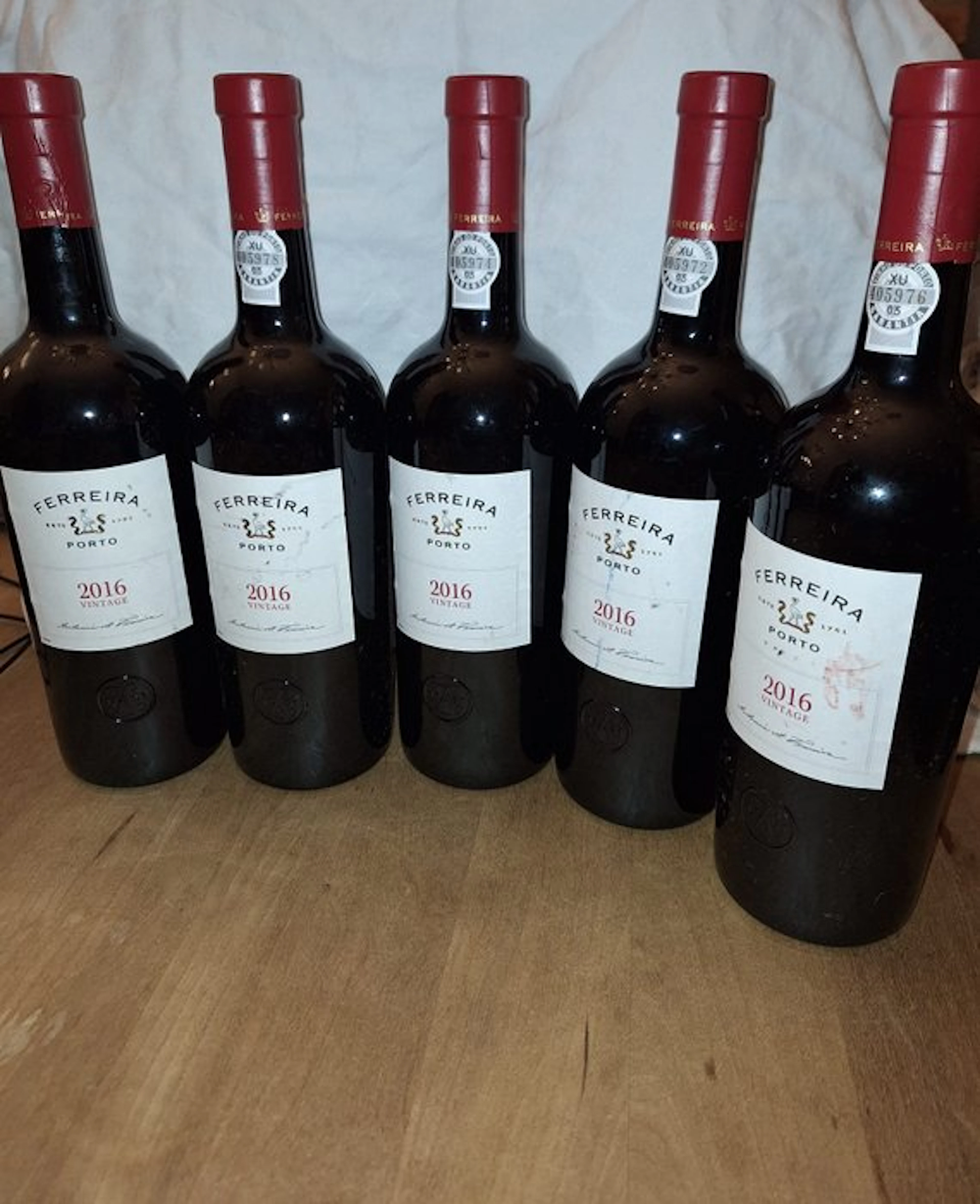 2016 Ferreira - Vintage Port - Bottled in 2018 - Porto - 5 Bottles (0.75L)