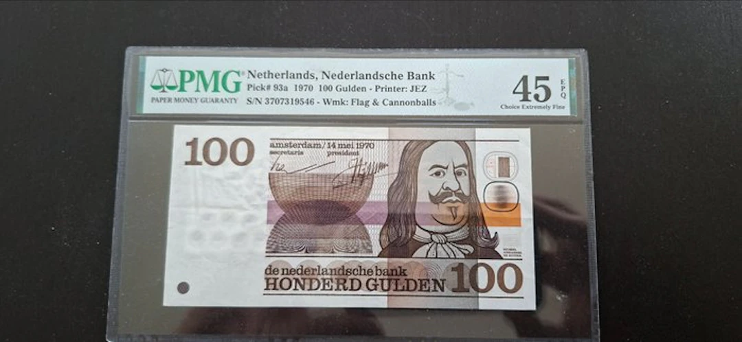 Netherlands. - 100 Gulden - 1970 - Pick 93a (No reserve price)