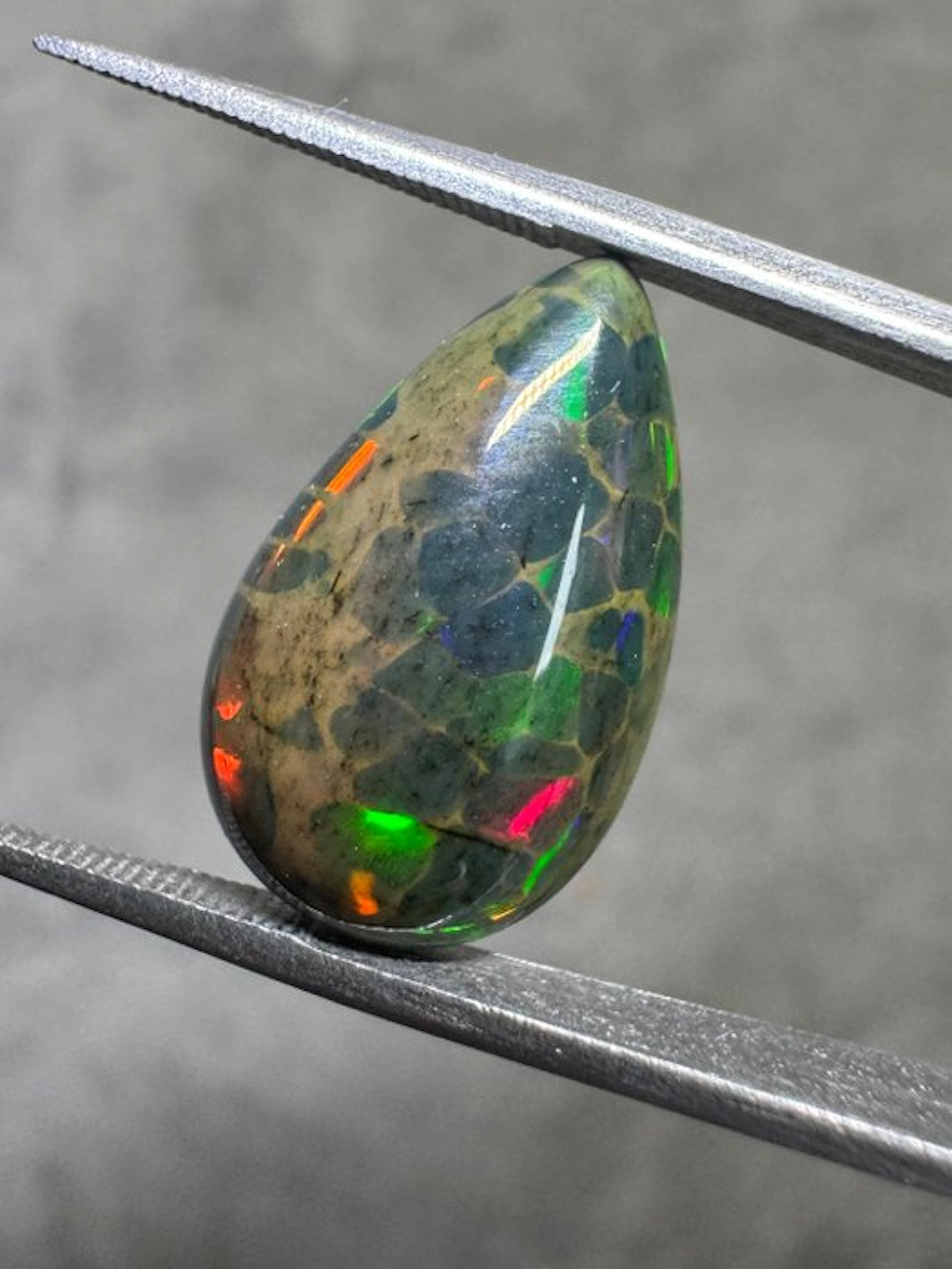 Natural Ethiopian black opal