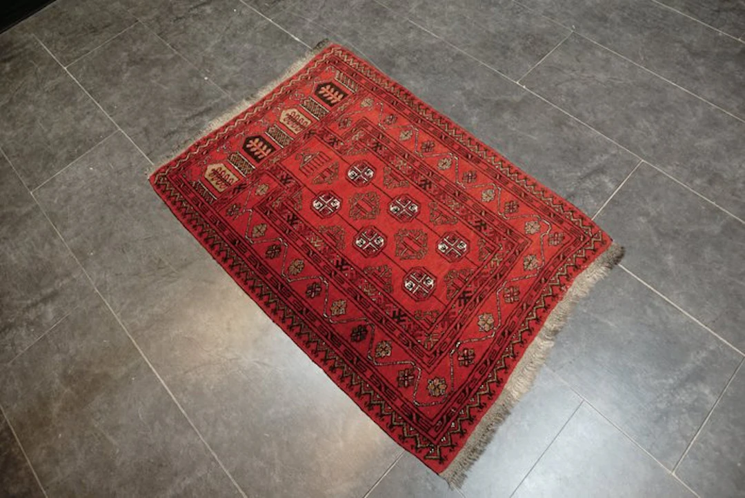 Afghan - Carpet - 112 cm - 72 cm