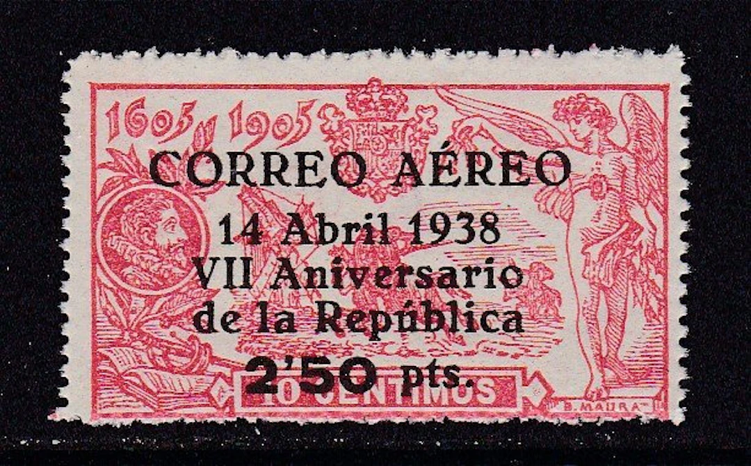 Spain 1938 - Seventh Anniversary of the Republic - Edifil 756