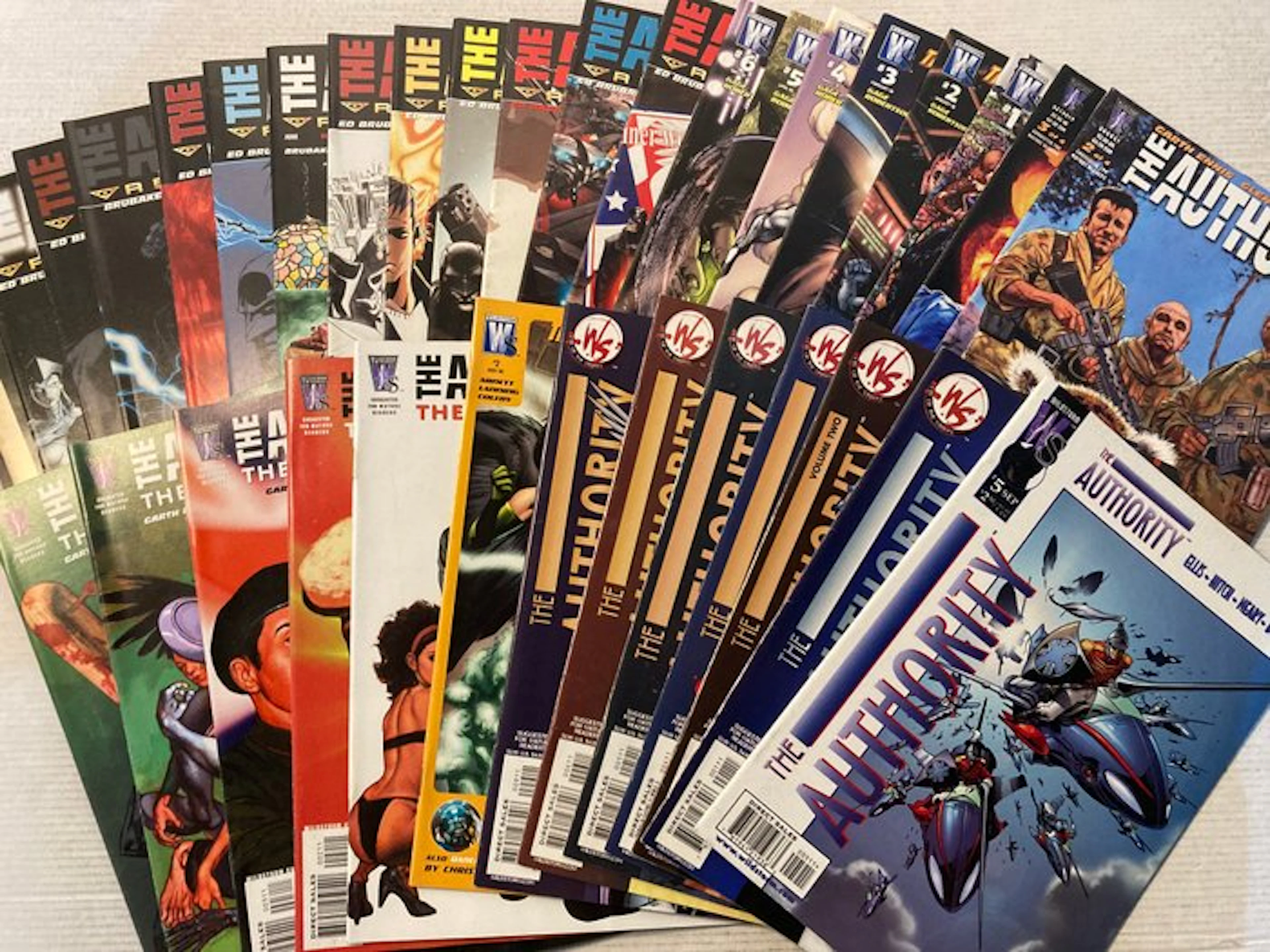 Authority 34 comics from 1999 to 2008