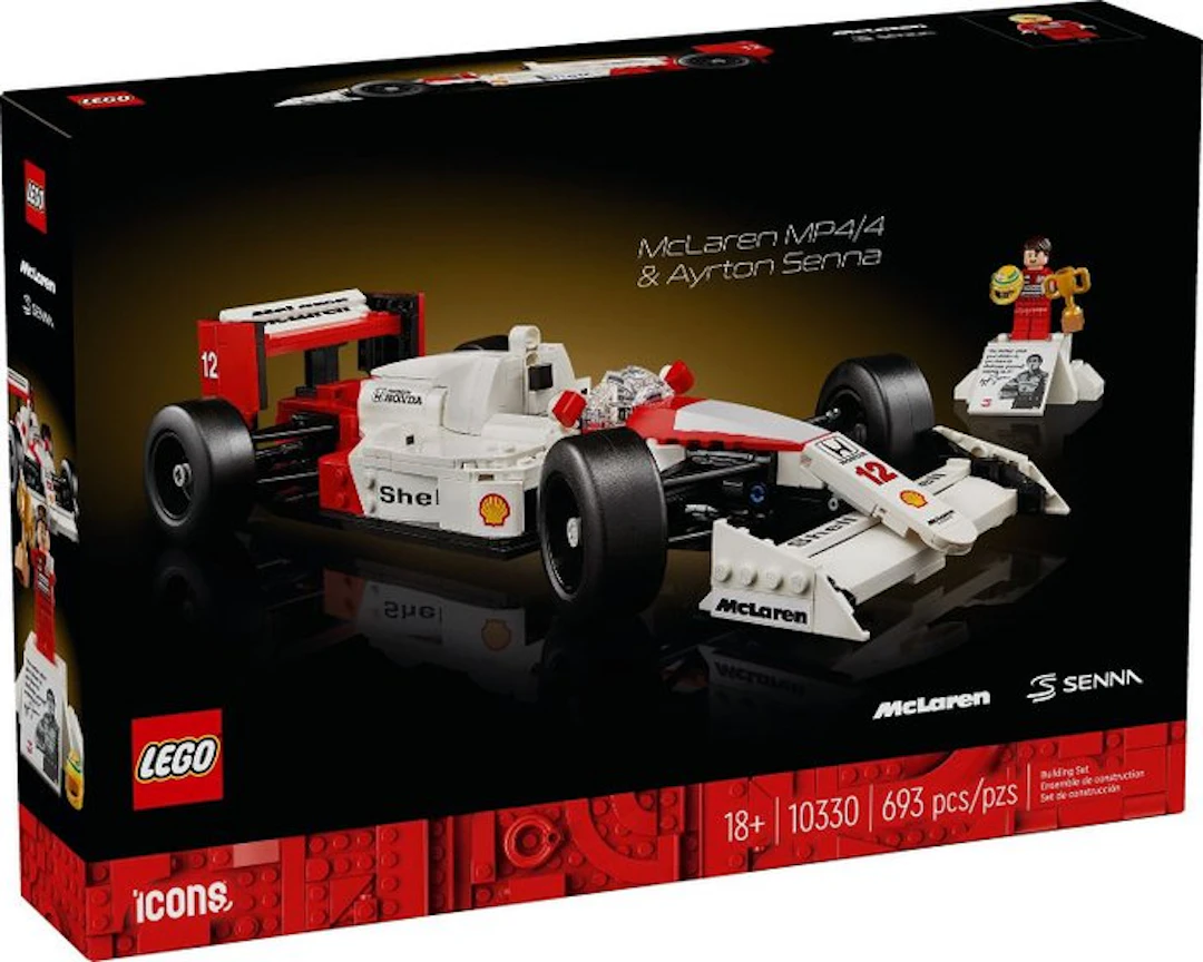 LEGO Set - 10330 - Icons - McLaren MP4/4 & Ayrton Senna