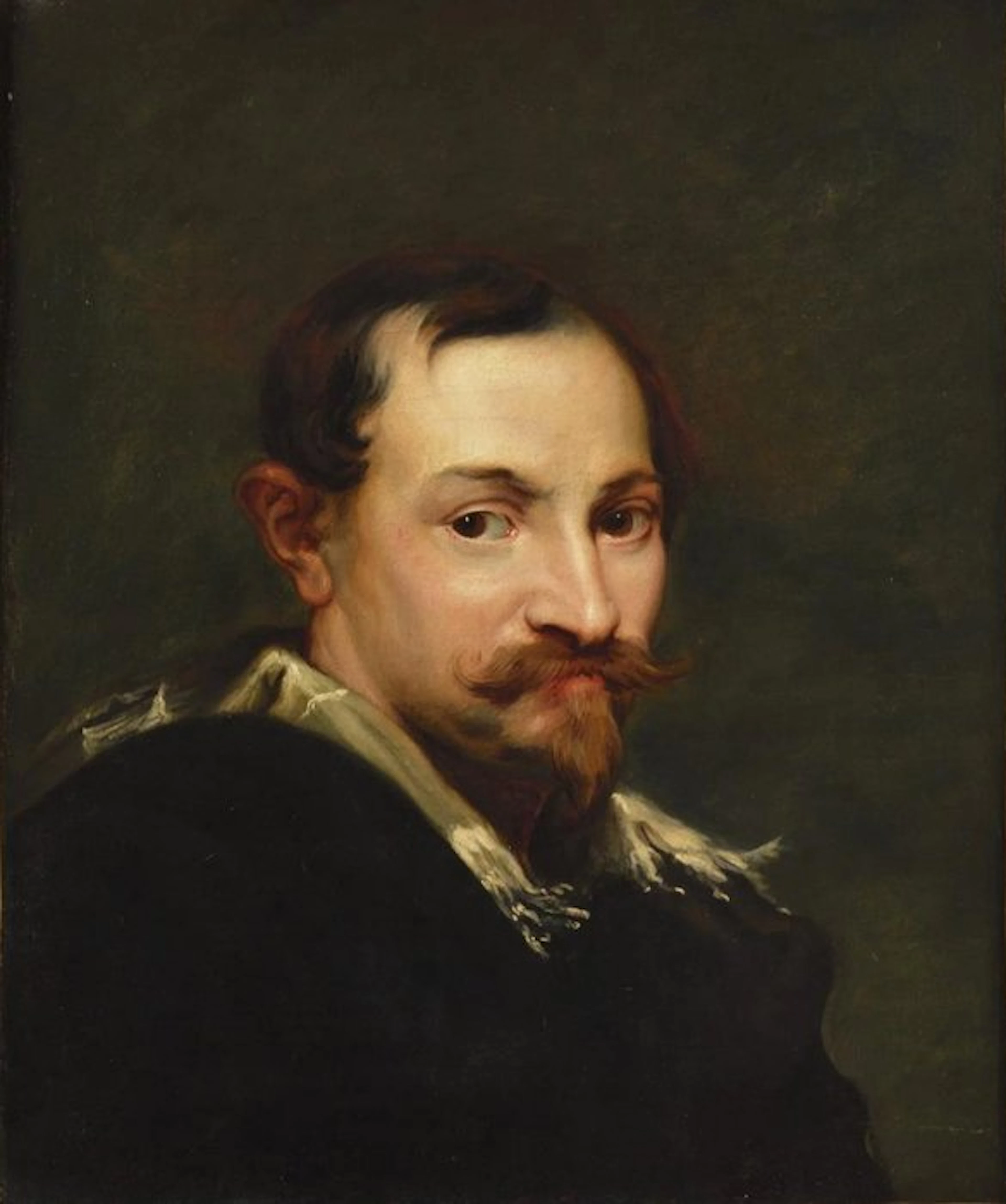 Antoine van Dyck (1599-1641), Cerchia di - Ritratto del pittore Jan Wildens