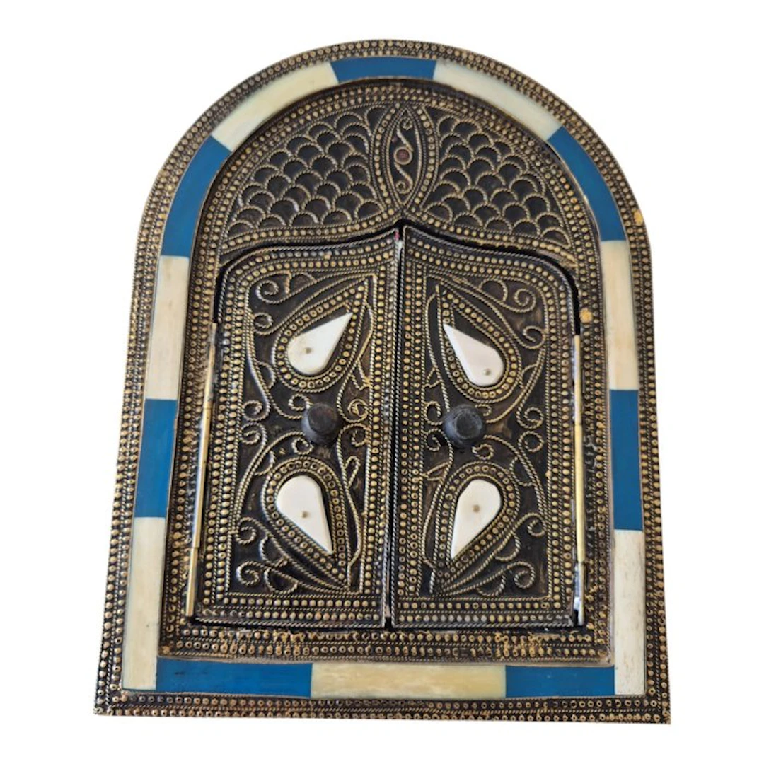 Mirror - Wooden composite frame with real camel bone inlay (tint)