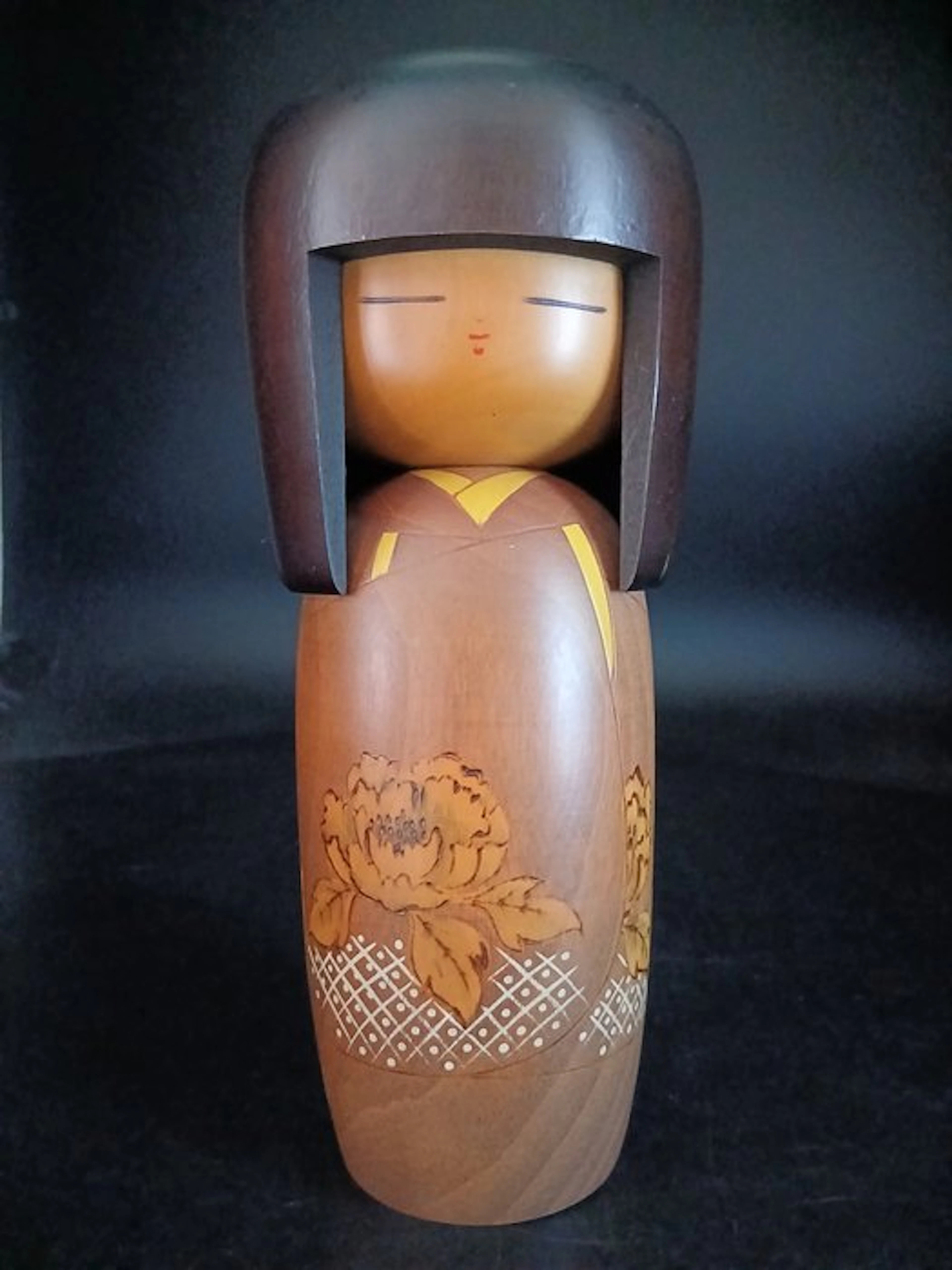 Figurine - Vintage Sōsaku Kokeshi Pop "Seiya" (静夜...