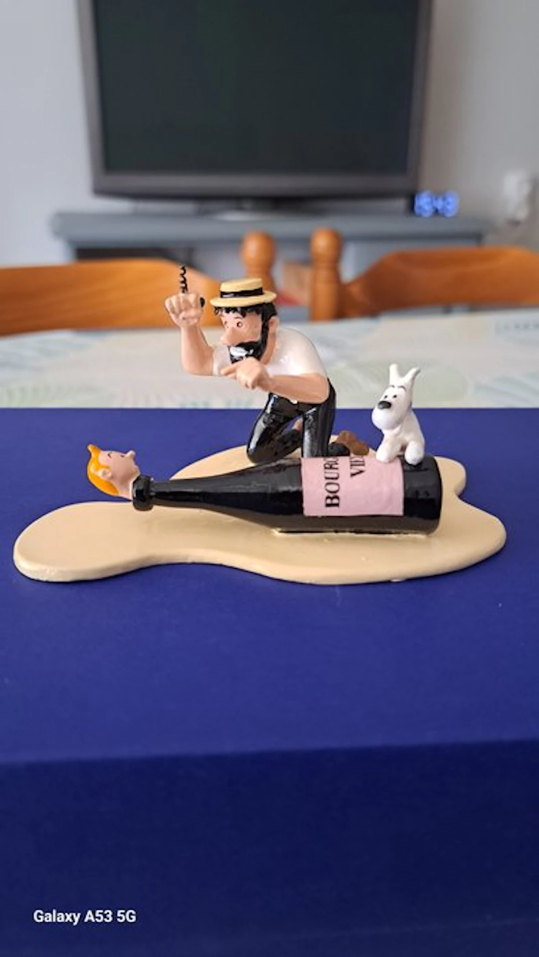Figurine Moulinsart 46246 - Haddock et le Bourgogne vieux