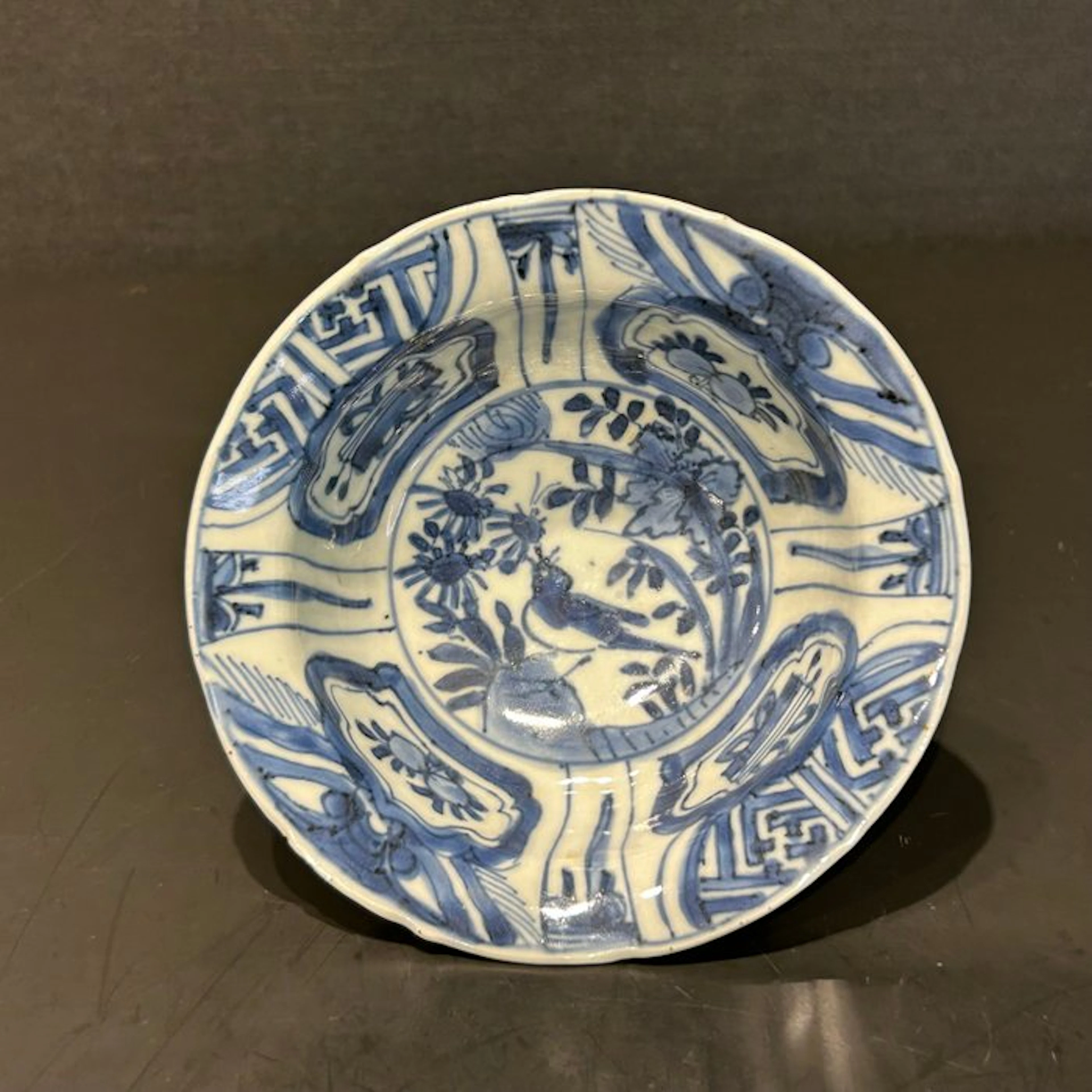 Bowl - Porcelain - Ming crack, come.