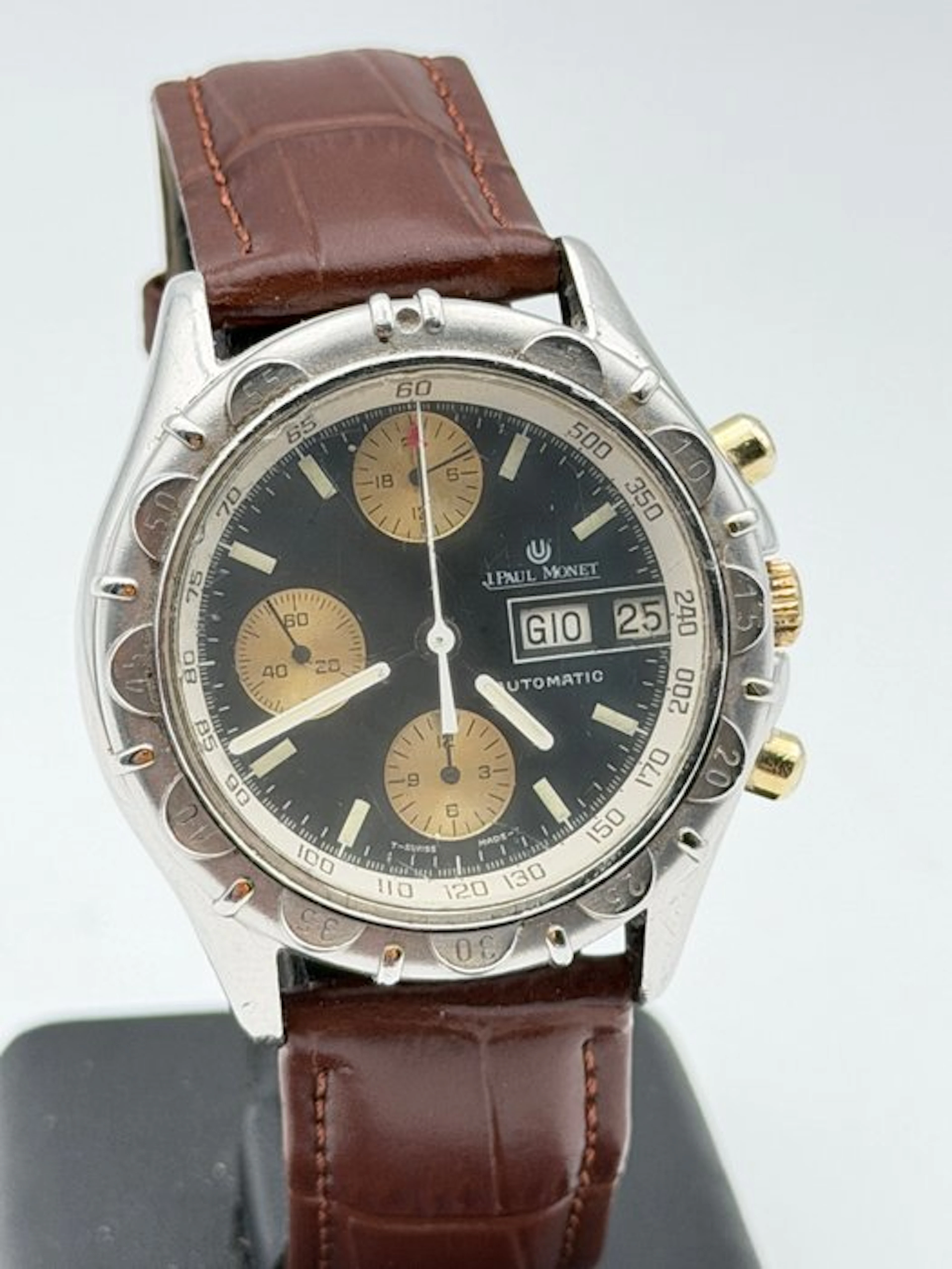 jean paul monet - chronograph automatic lemania 5100 - Unisex - 1990-1999