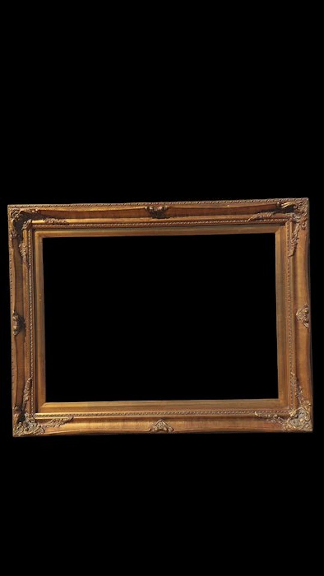 Frame - Wood - Details of gilding and thickness.
