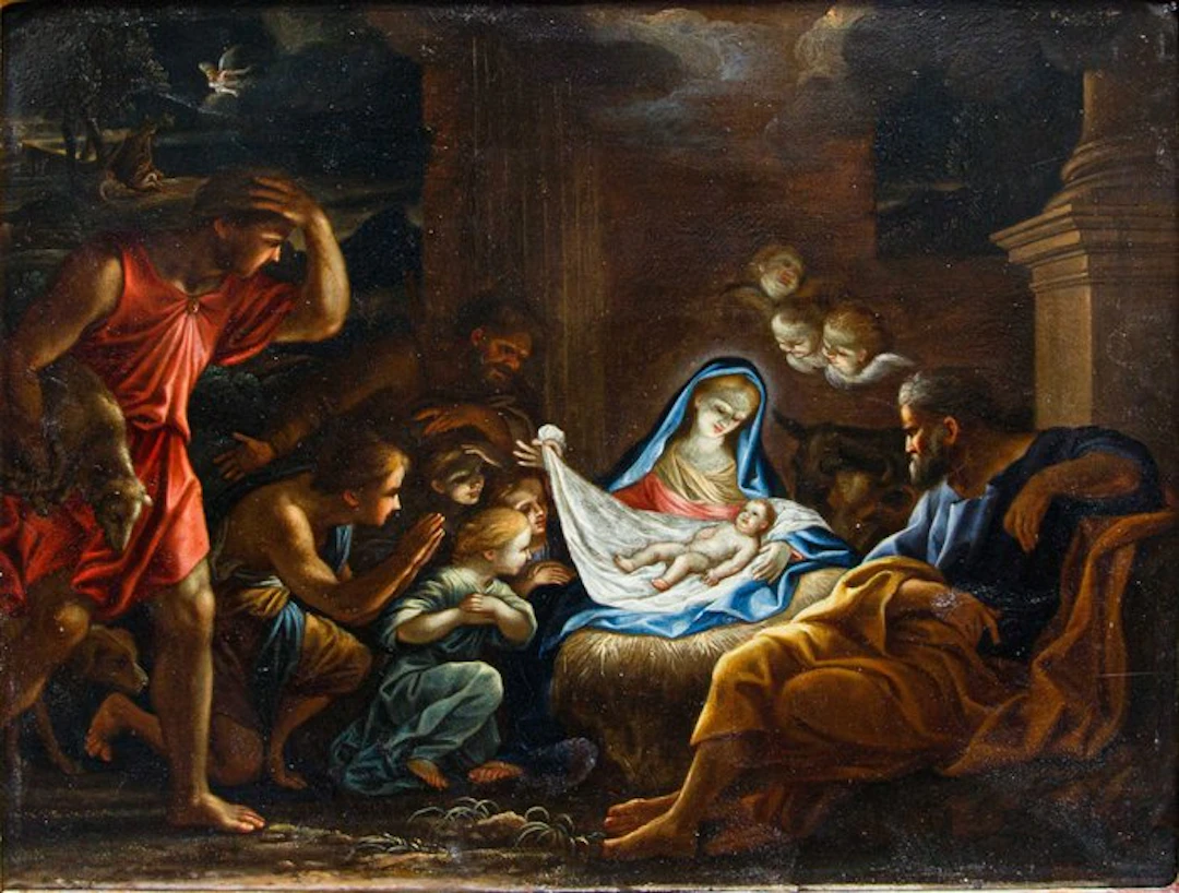 Ludovico Giminiani (1643-1697) - Adorazione dei Pastori
