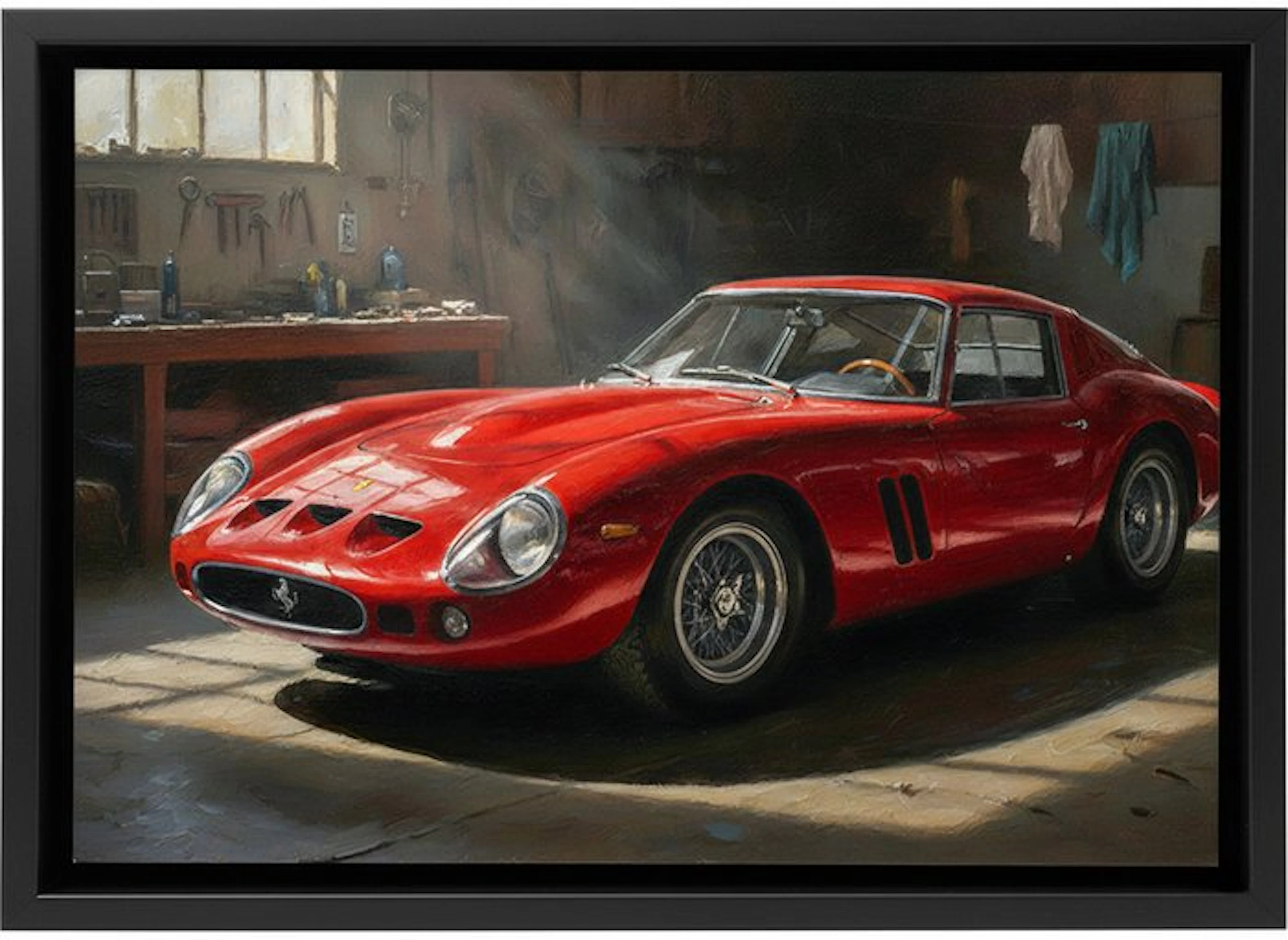 Ferrari 250 GTO (Legend in workshop) artwork - Ferrari...