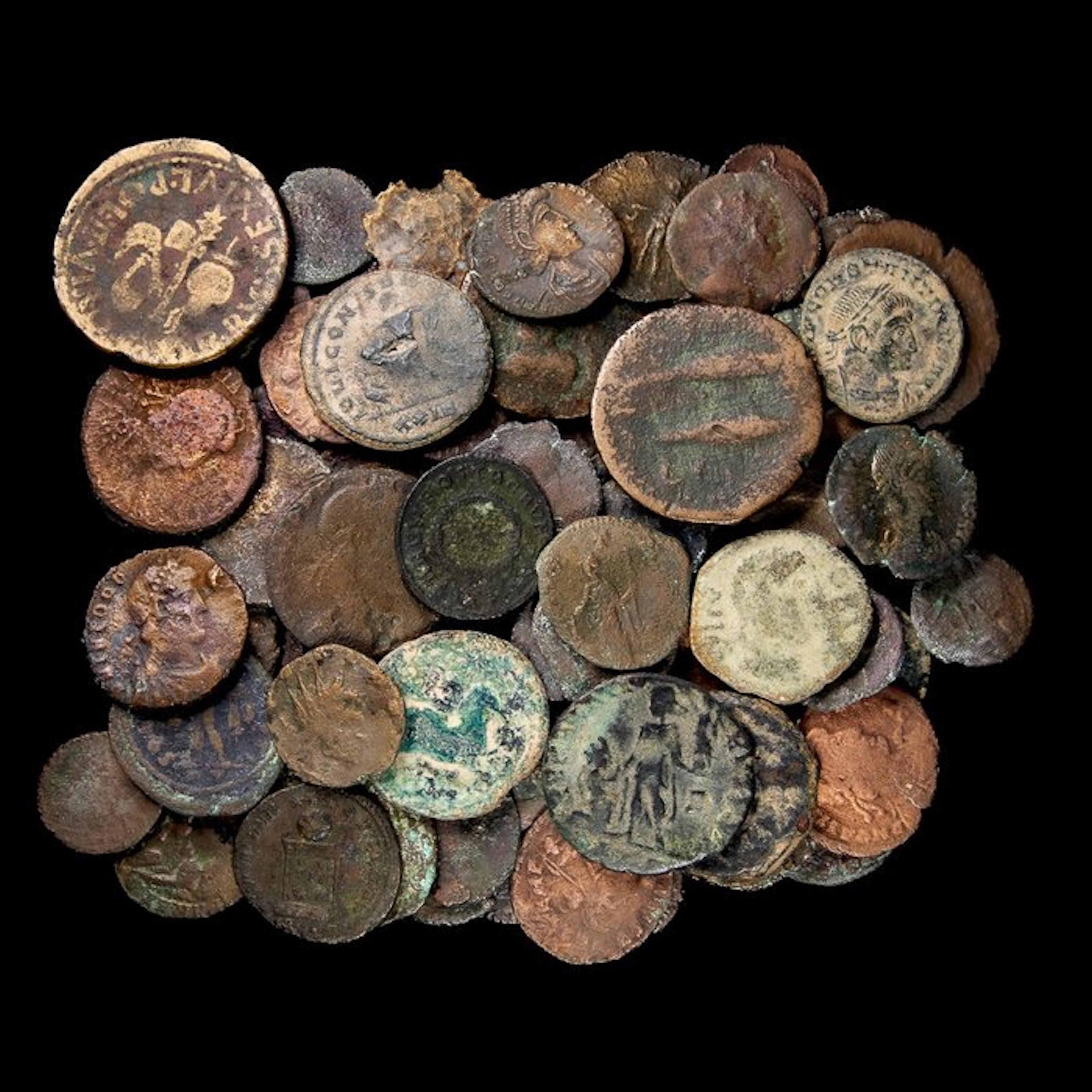 Roman Empire Lote de +200 monedas Æ siglo I - V d.C. (No reserve price)