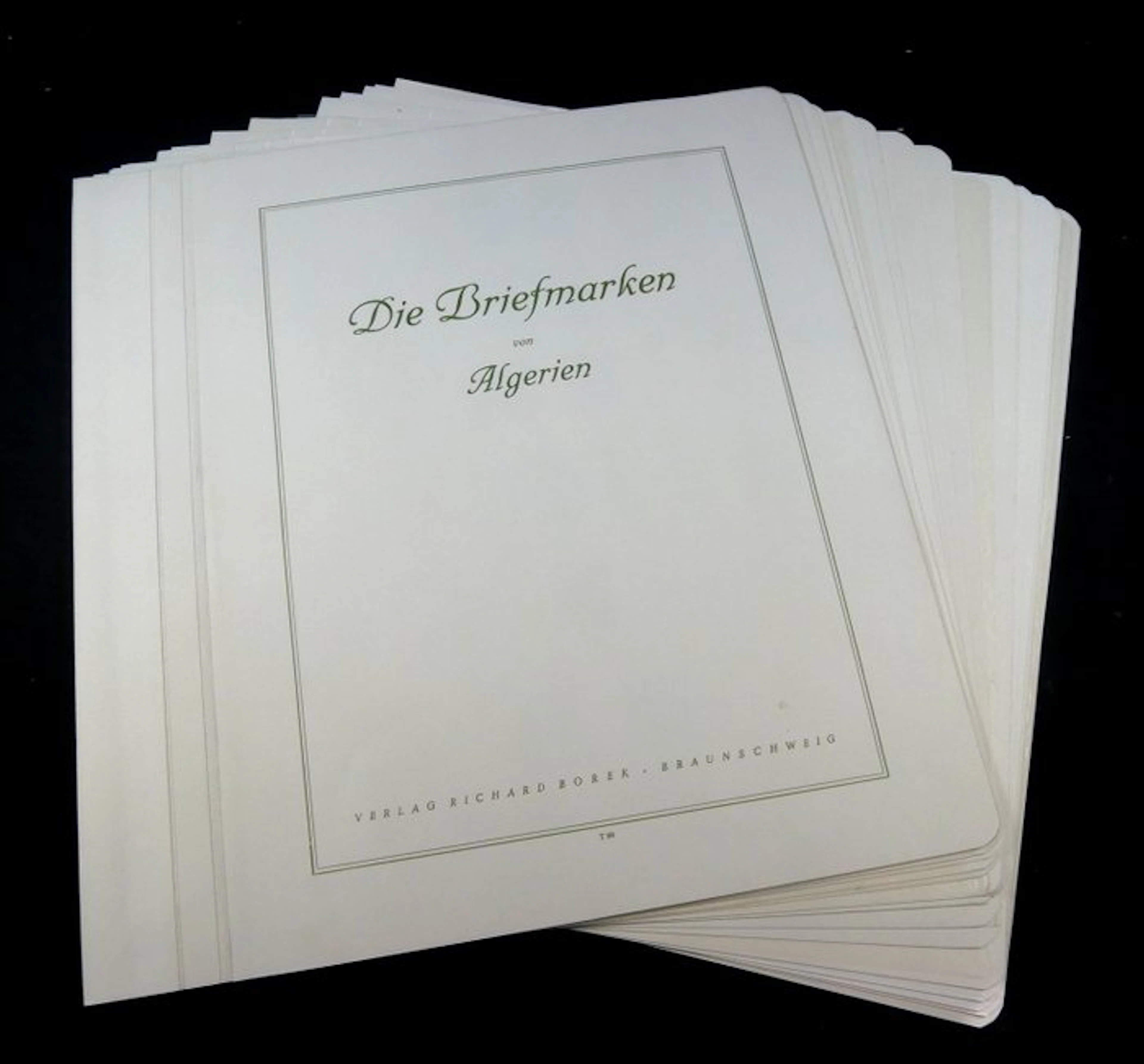 Algeria - Collection on album sheets