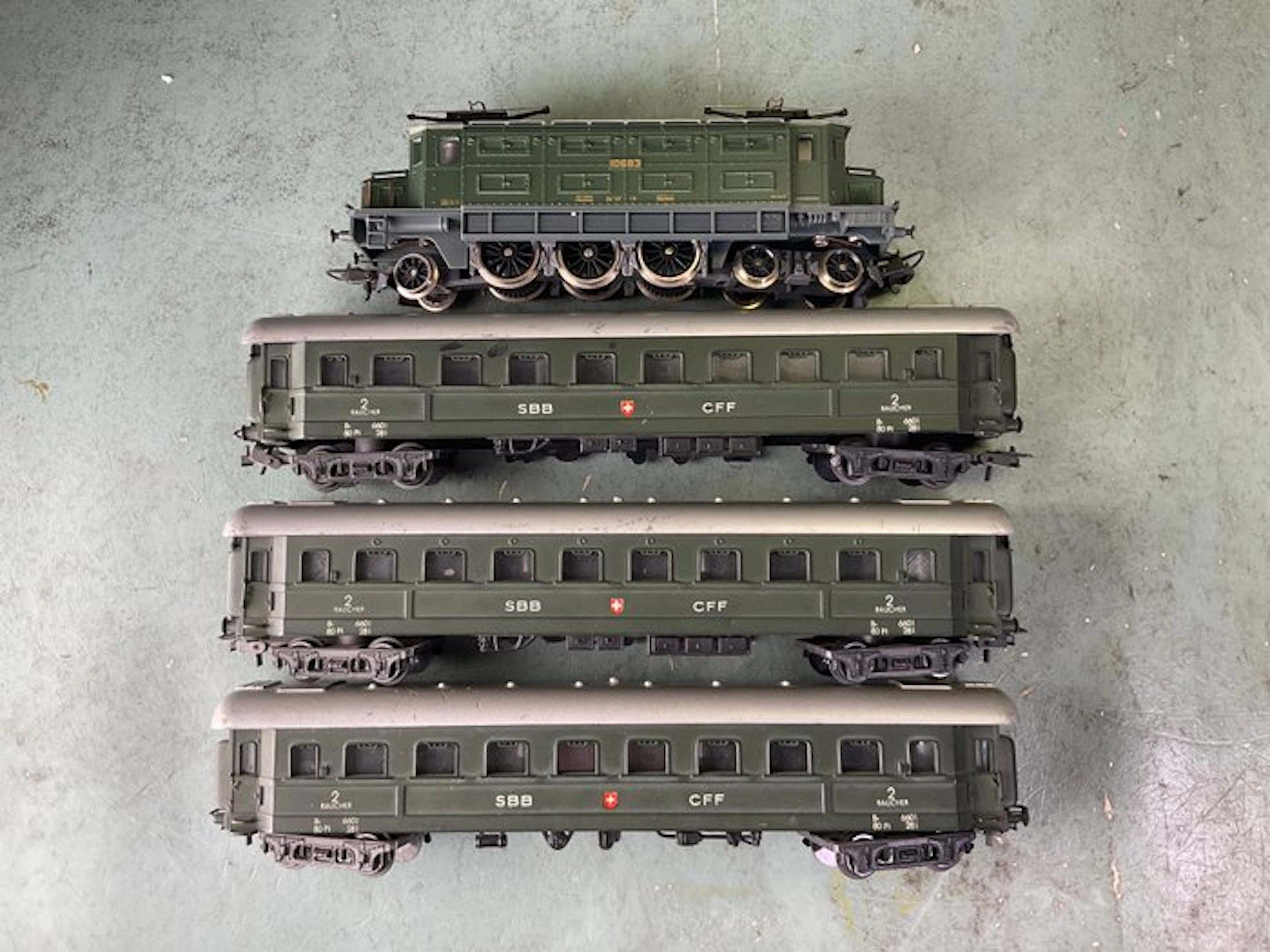 Lima H0 - 20 8117 LG + 6601 - Model train (4) - SBB-CFF