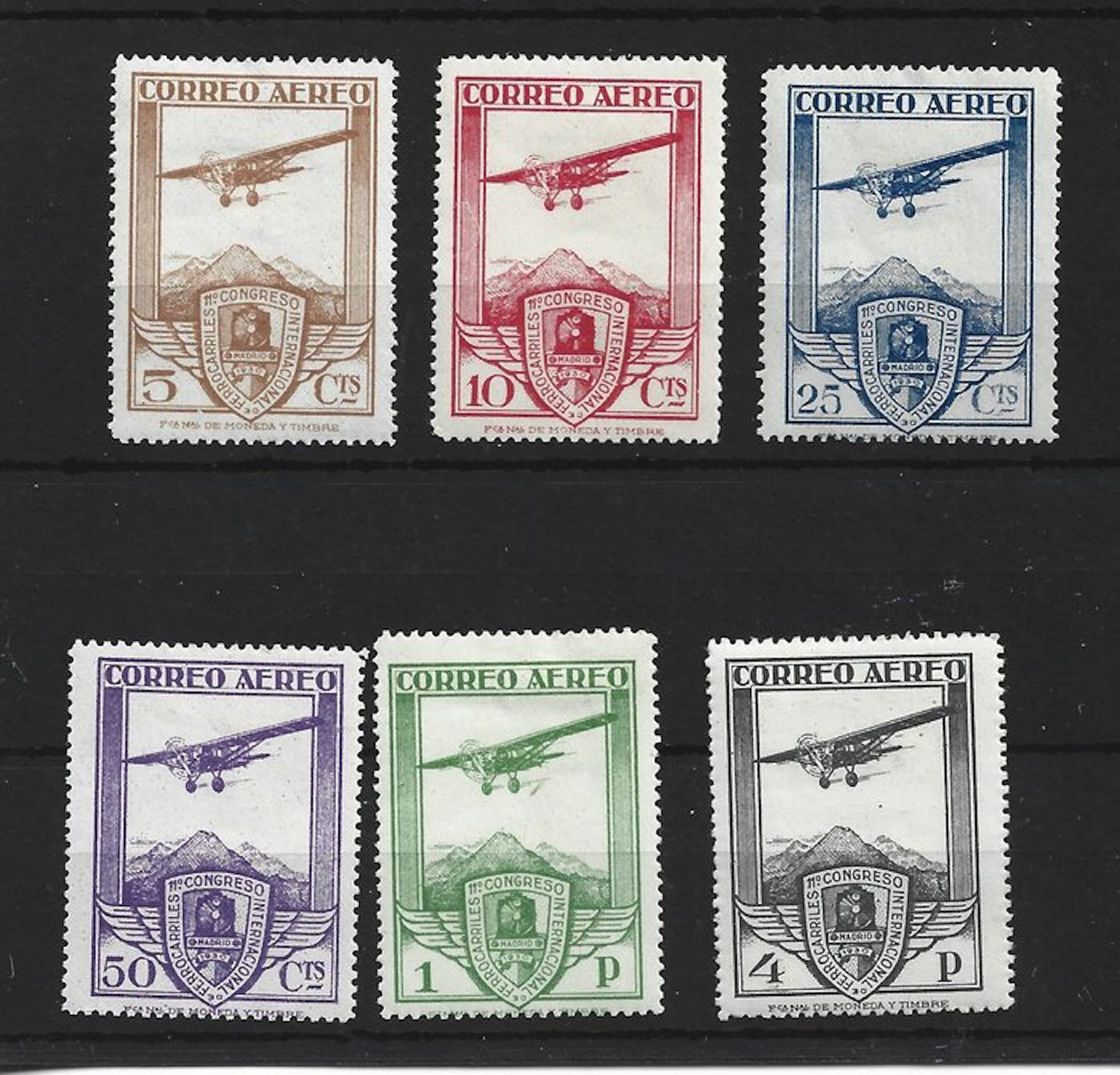 Spain 1930 - complete series well-centered - Edifil 483/8