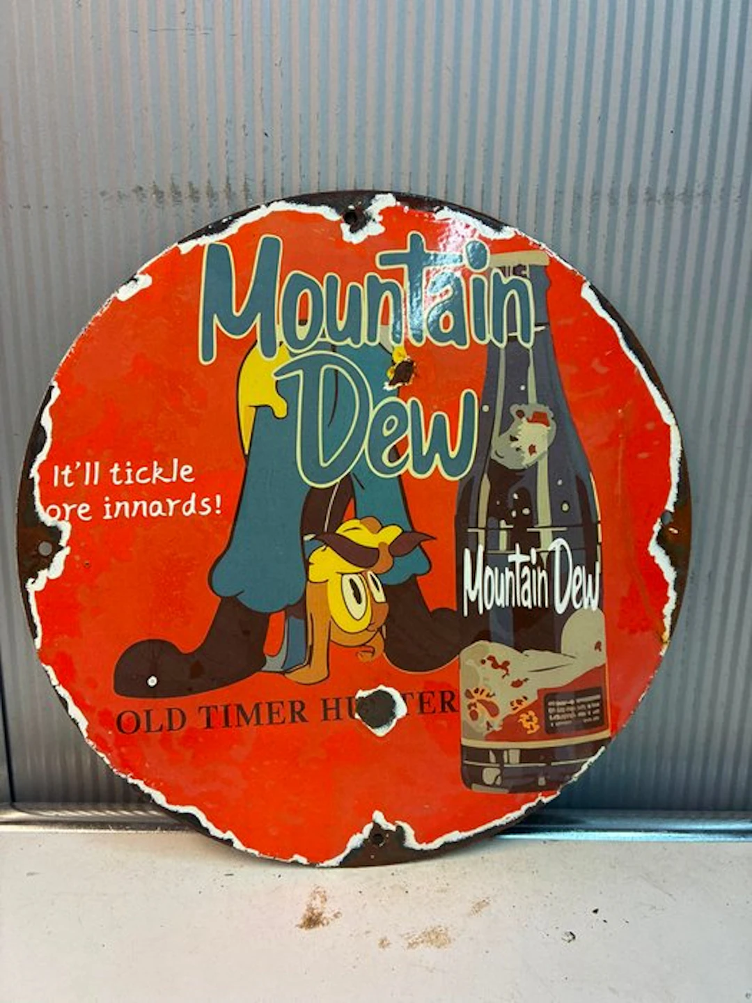Mountain Dew – Old Timer Hunter – Rond Emaille...