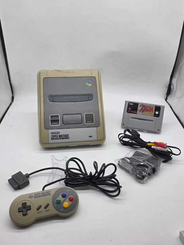 Nintendo - Snes - Original Super Nintendo Console+Zelda...