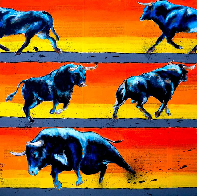 Bazévian DelaCapucinière - Portrait Bull parade Toro...