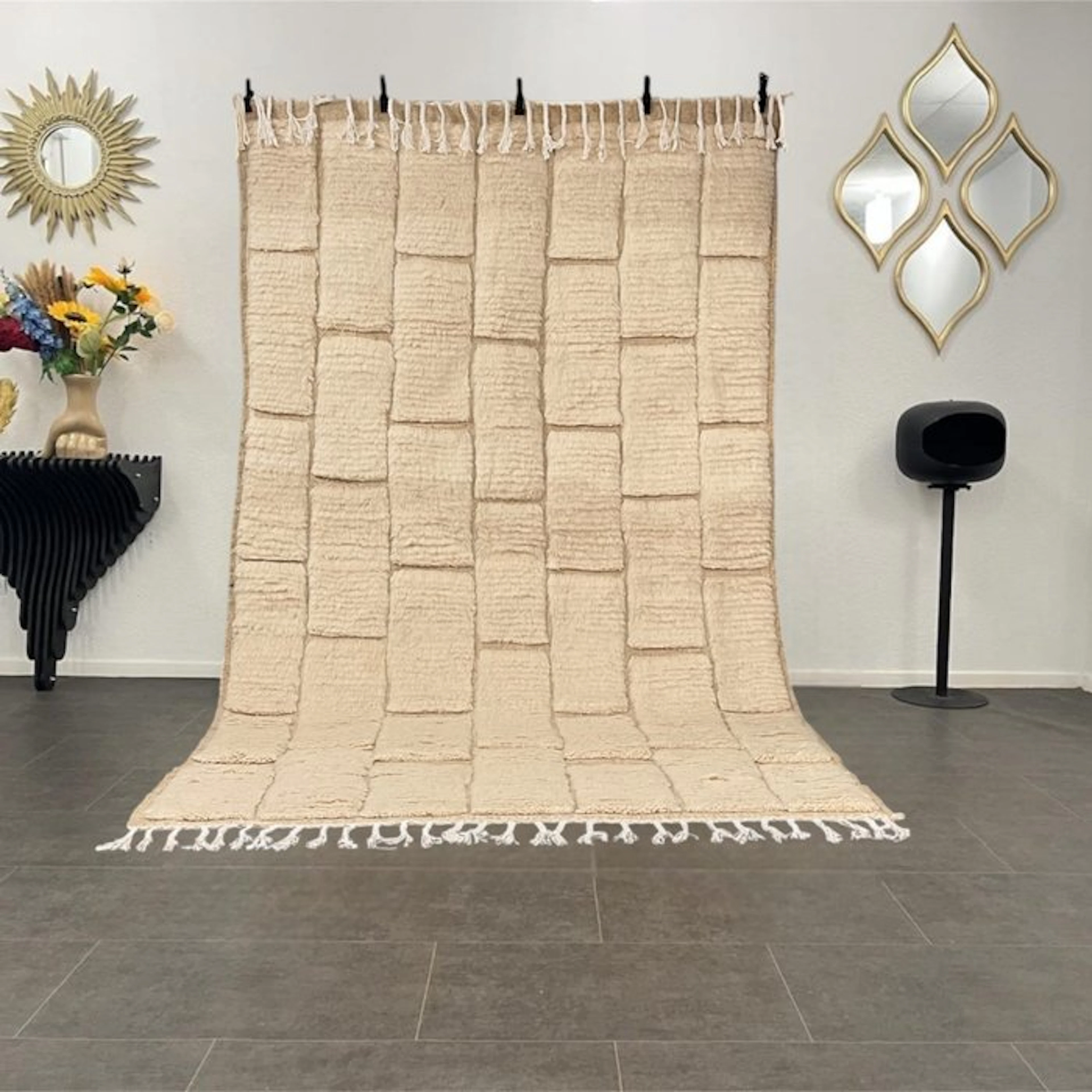 Berber, 100% wool rug – traditional weaving – new...