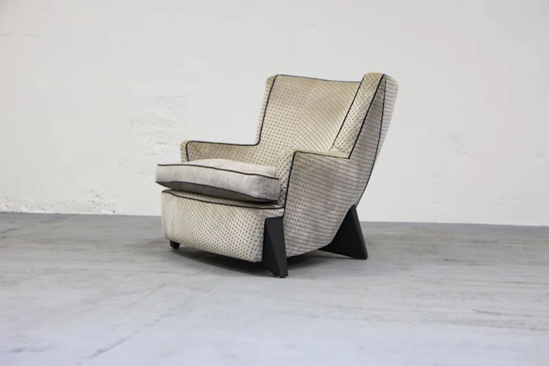 Studio Artistiek - Bart van Bekhoven - Armchair - Wood, fabric - Art deco