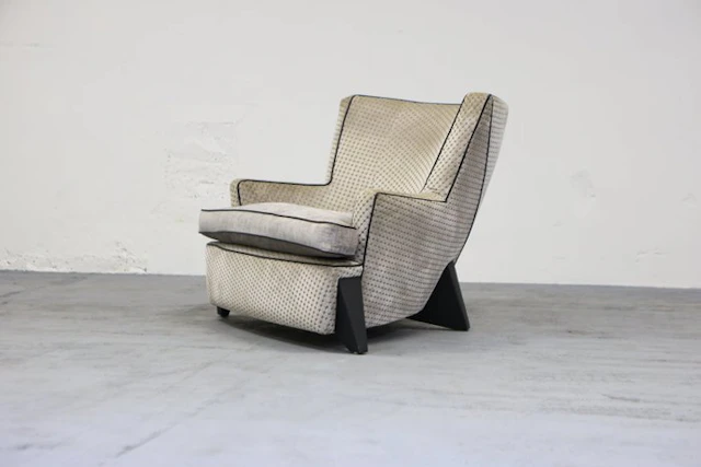 Studio Artistiek - Bart van Bekhoven - Armchair - Wood, fabric - Art deco