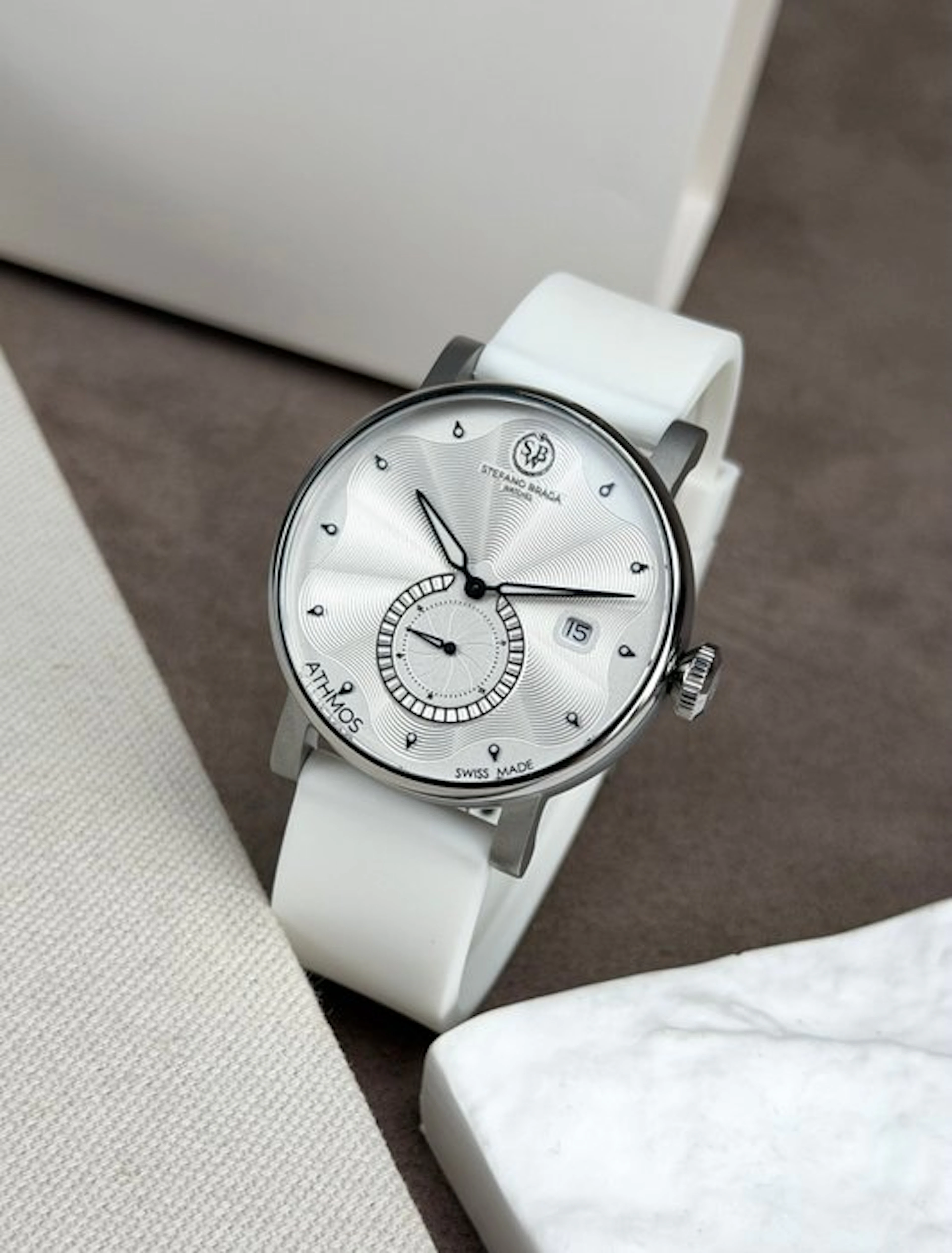 Stefano Braga - ATHMOS Date White - No reserve price...