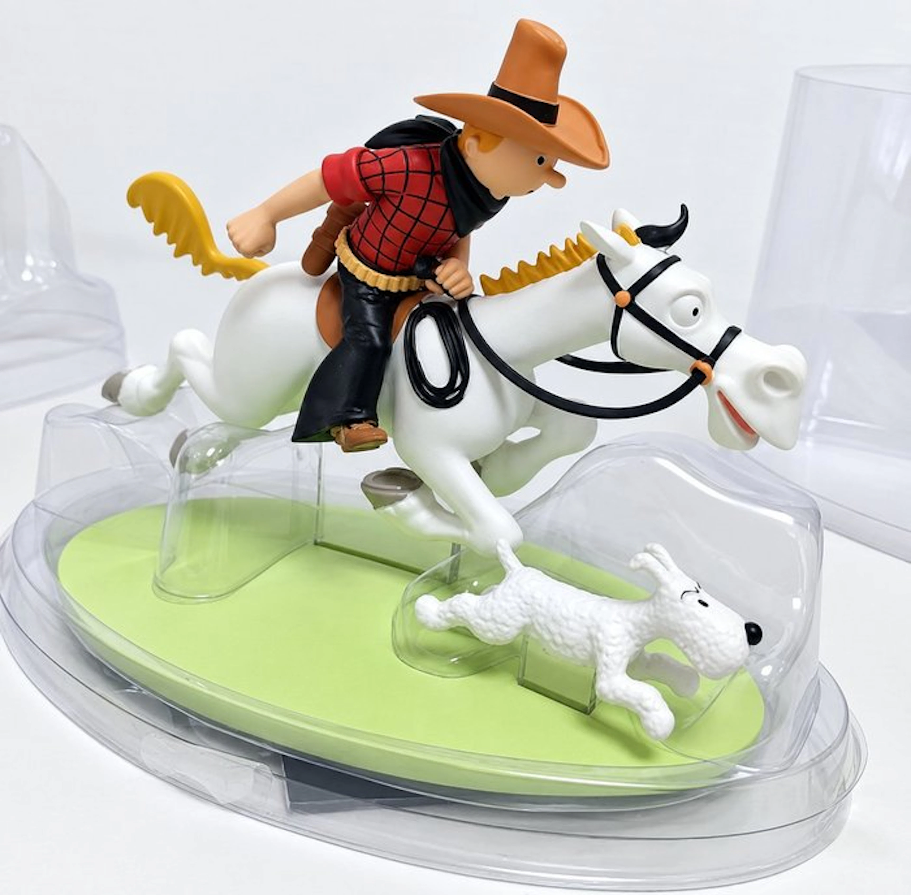 Tintin - Figurine Tintin – Tintin à cheval | Version colorisée 2020 | Réf