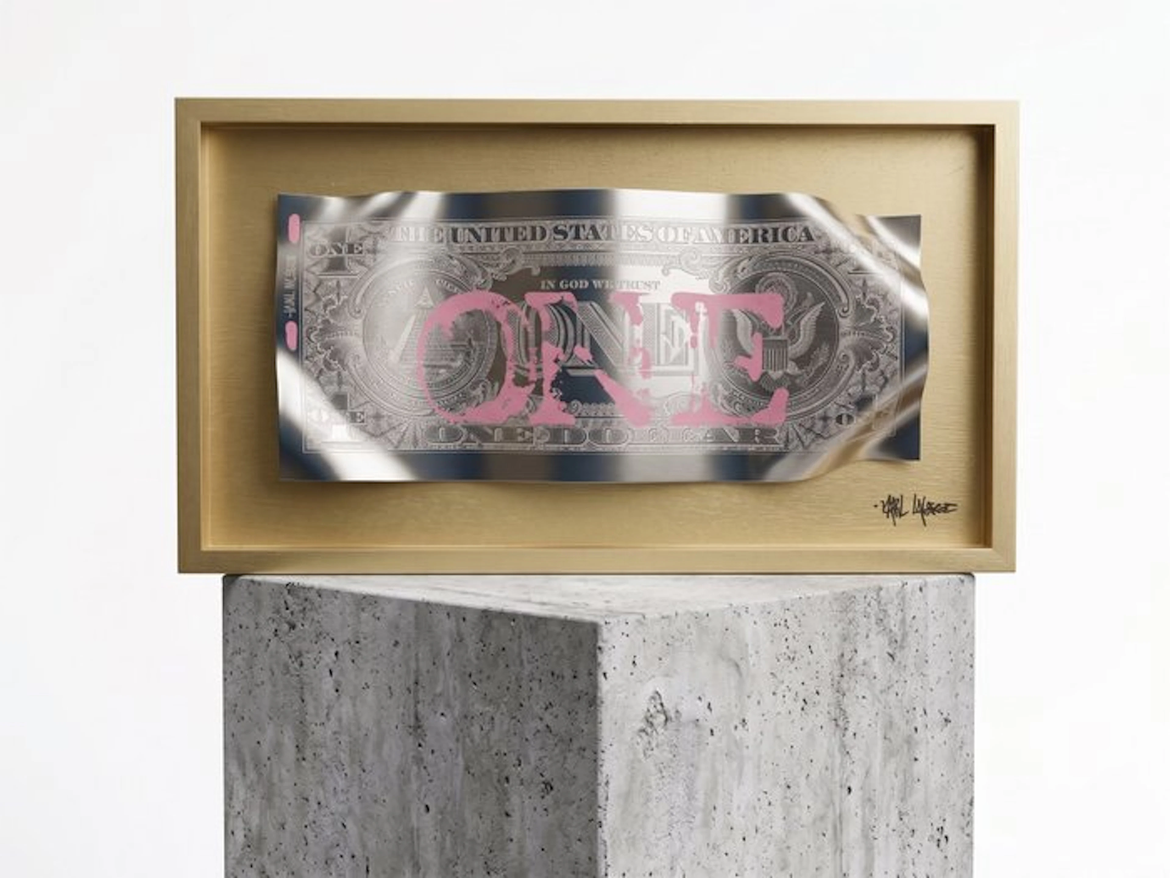 Karl Lagasse - Sculpture Alluminium et Bois NEW *One...