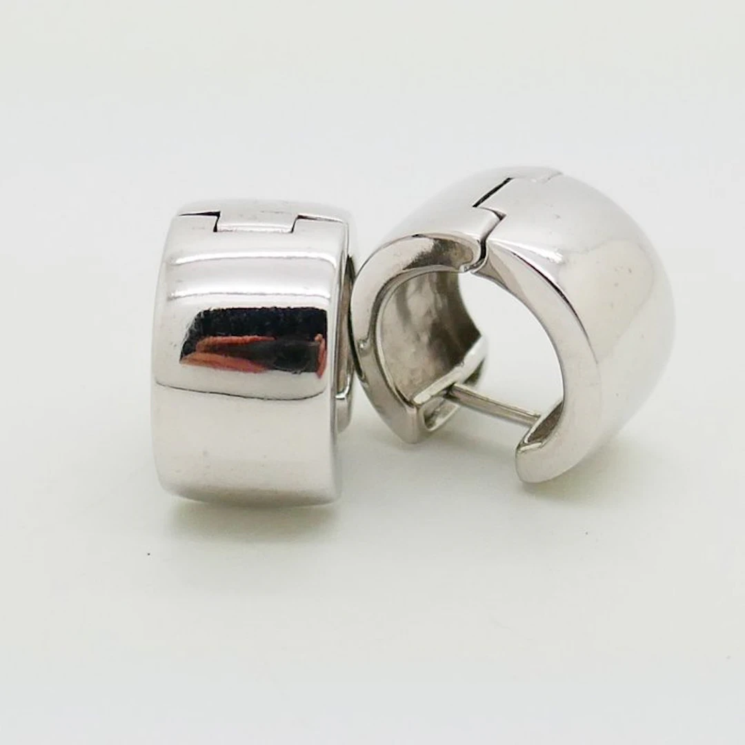 No reserve price - Earrings - 18 kt. White gold