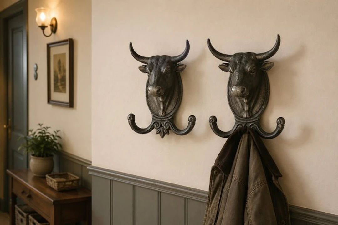 Coat rack (2) - Cast iron