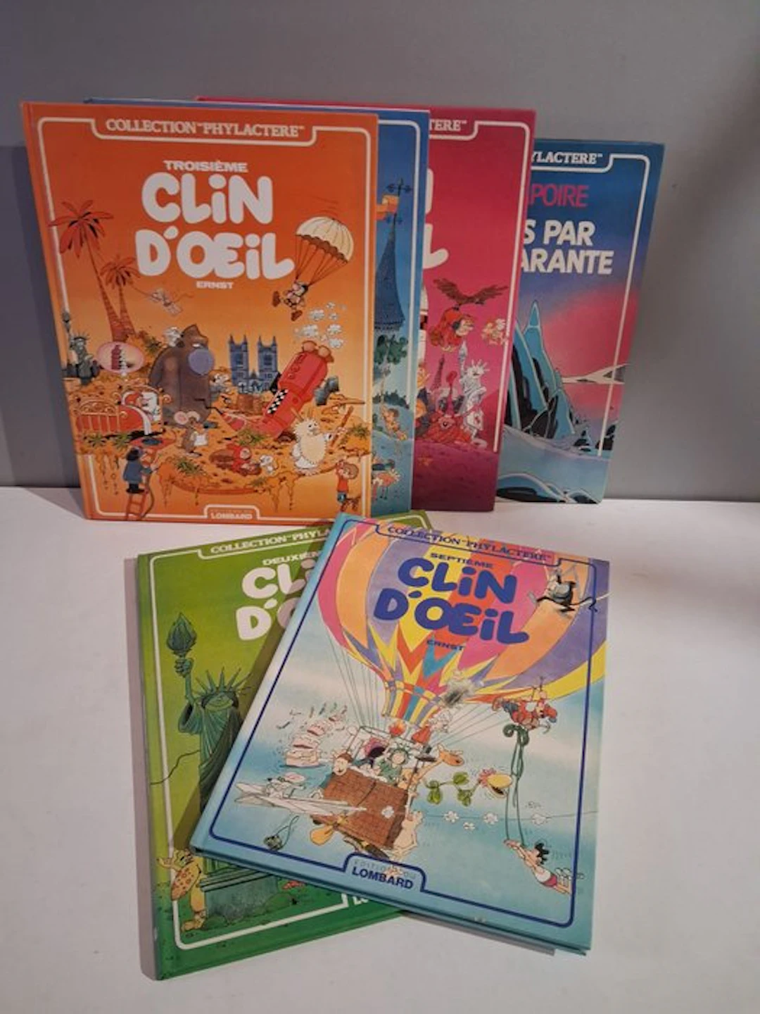 Clin d'oeil - 6x C - 6 Album - First edition - 1982/1987