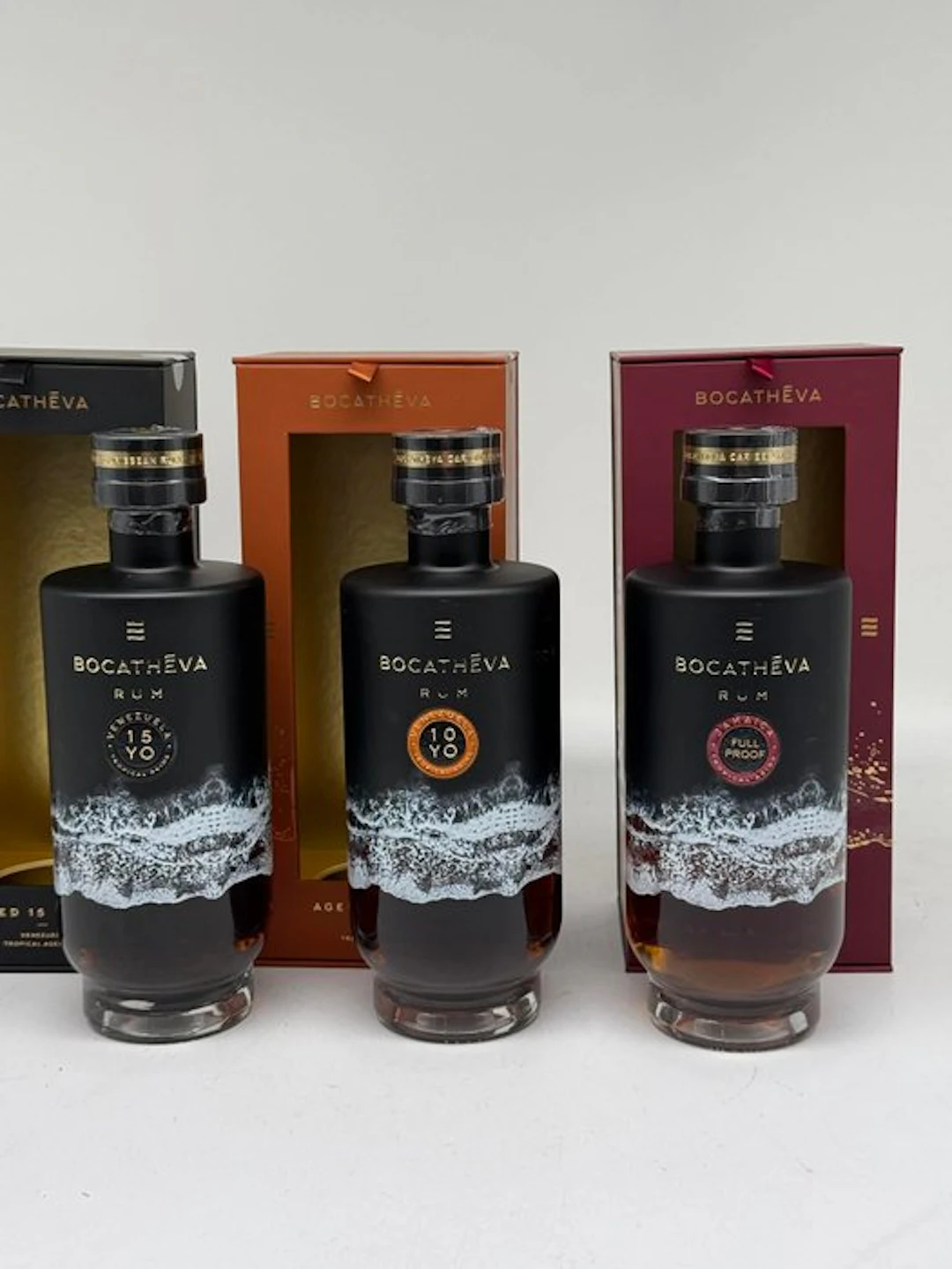 Bocatheva - 100% Pot Still + Venezuela 10yo & 15yo - 700ml - 3 bottles