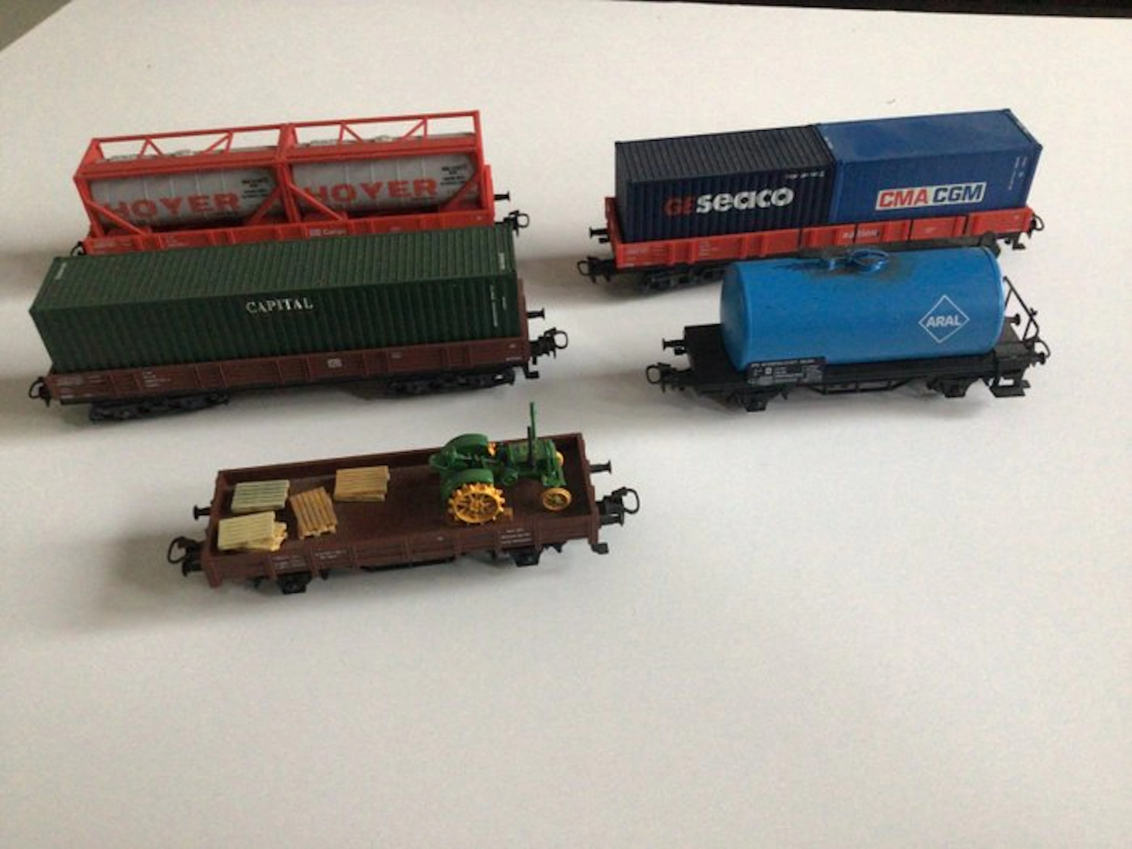 Märklin H0 - Model train wagon (5) - 5 Märklin wagons
