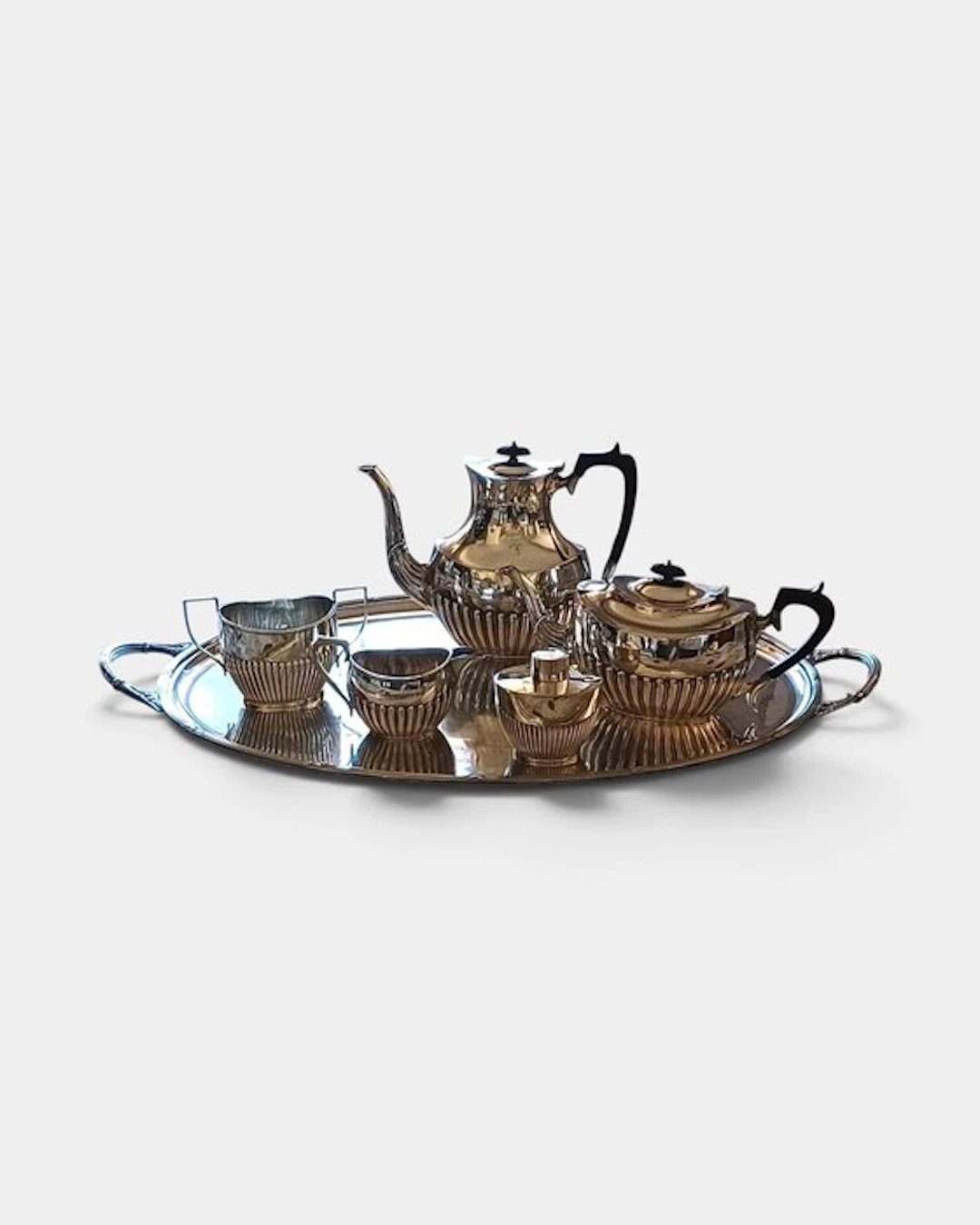 Philip Ashberry & Sons - Coffee and tea service (6) - Silver-plated