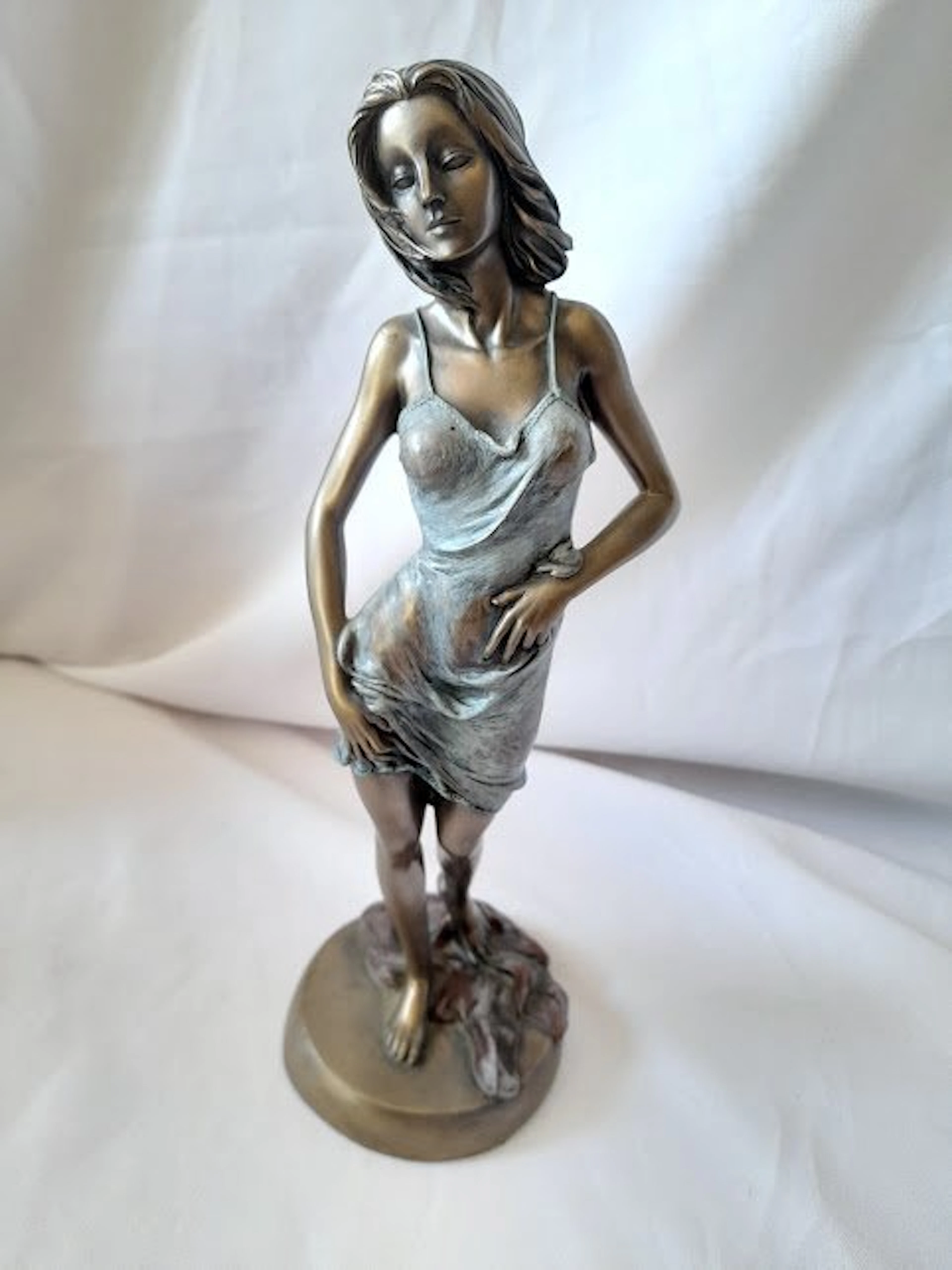 Sculpture, Sexy Lady - 30 cm - Bronze