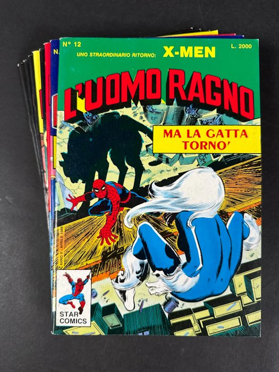 Uomo Ragno nn 12/19 - 8 Album - First edition - 1988