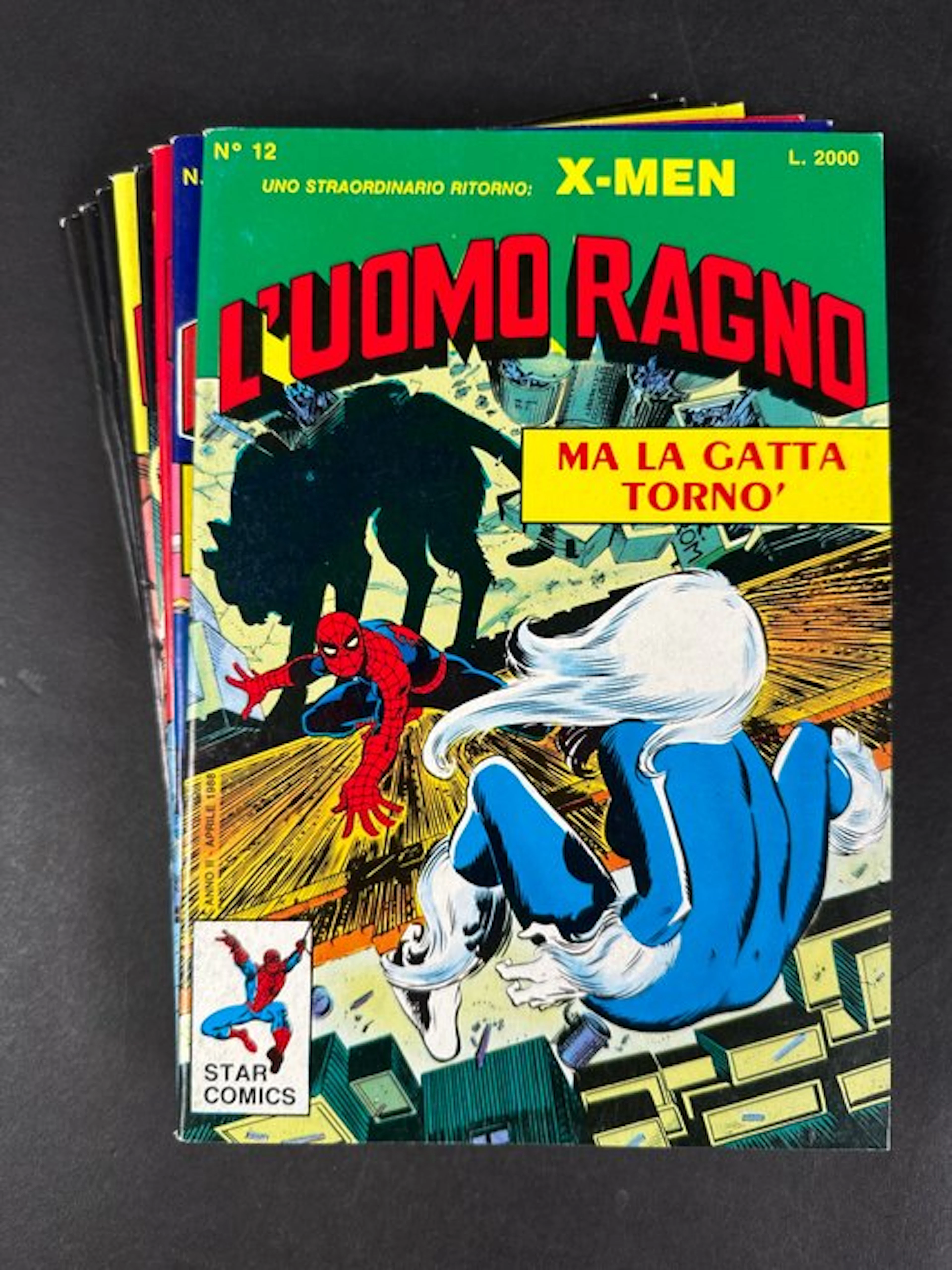 Uomo Ragno nn 12/19 - 8 Album - First edition - 1988