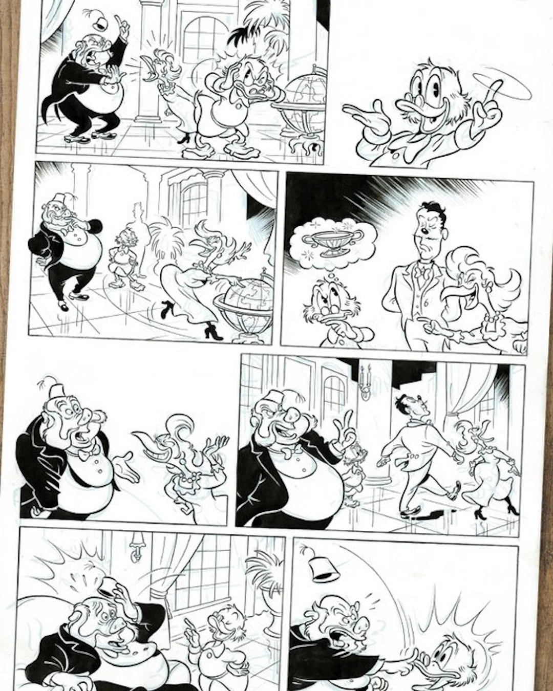 Tony Fernandez - Mickey Mouse & Goofy - "The Rich Man...
