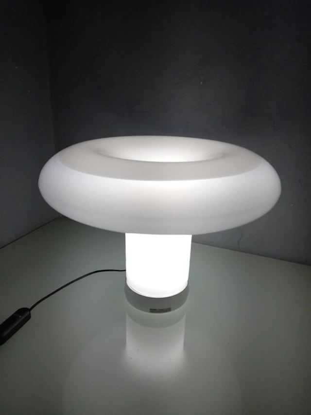 Artemide - Angelo Mangiarotti - Lesbo - Table lamp - Glass, Aluminium