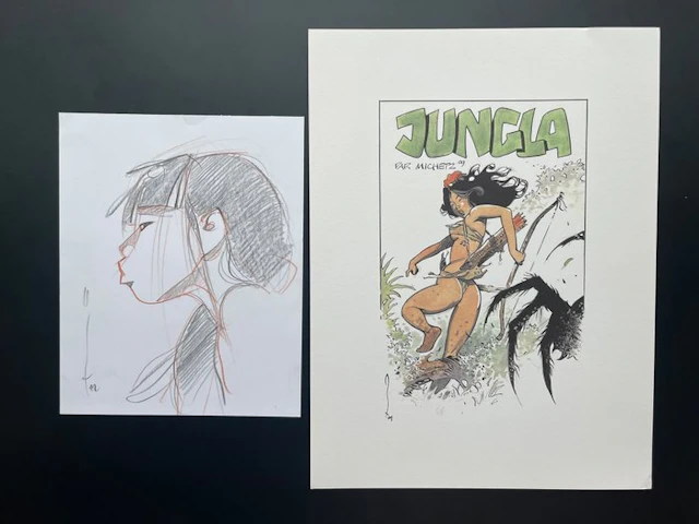 Michetz - 2 Original drawing - Jungla - Michetz –...